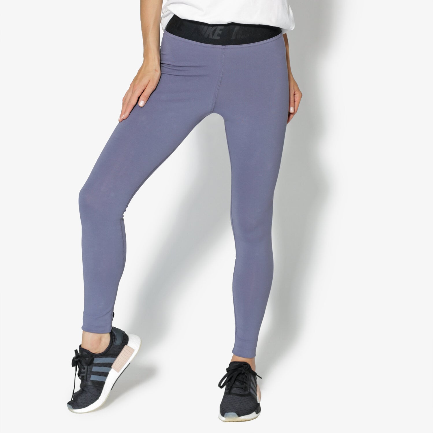 Spodnie sportowe damskie NIKE LEGGINGS W NSW LGGNG LEGASEE HW 933346-011 SZARY
