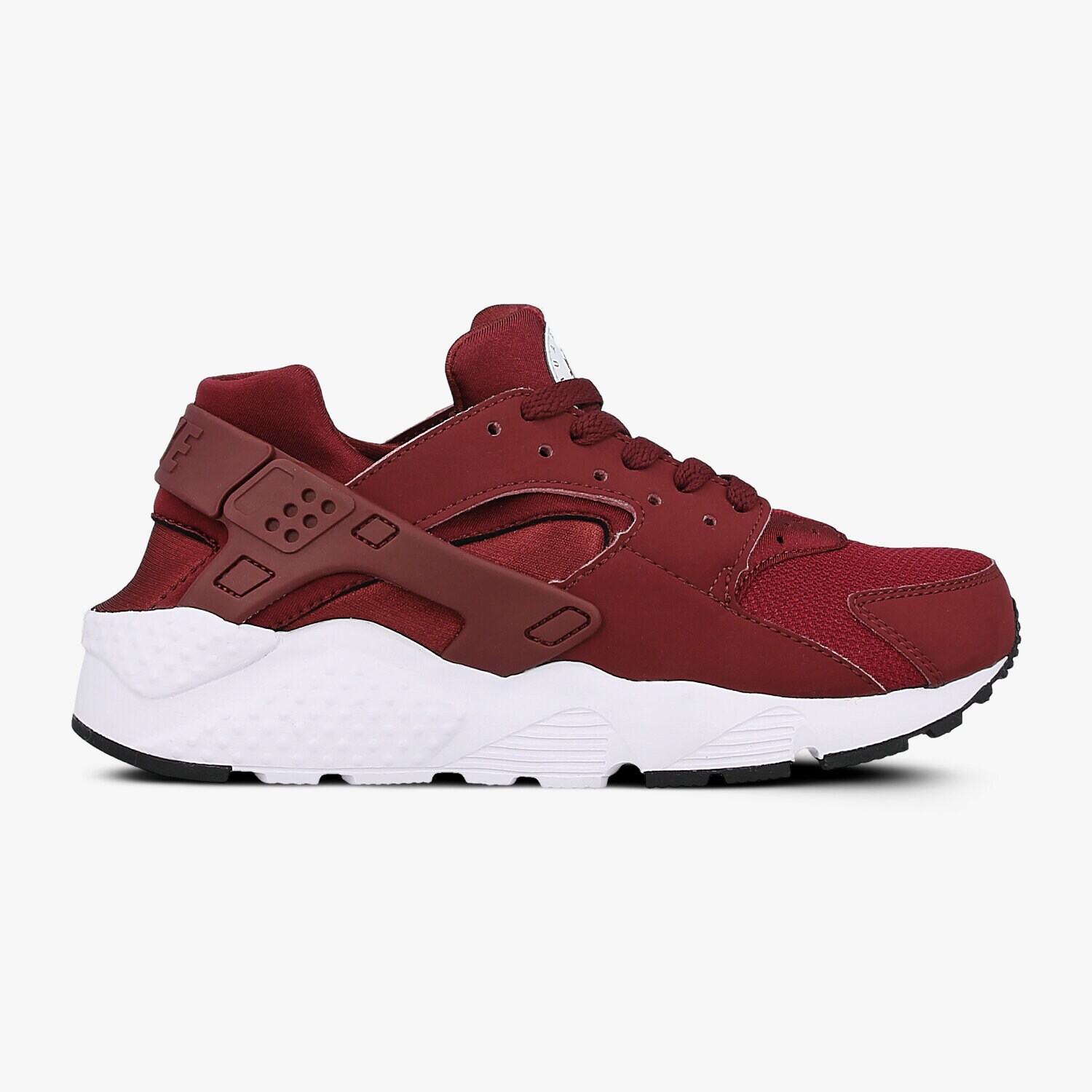 Buty sneakersy dla dzieci NIKE HUARACHE RUN BG 654275602 BORDOWY