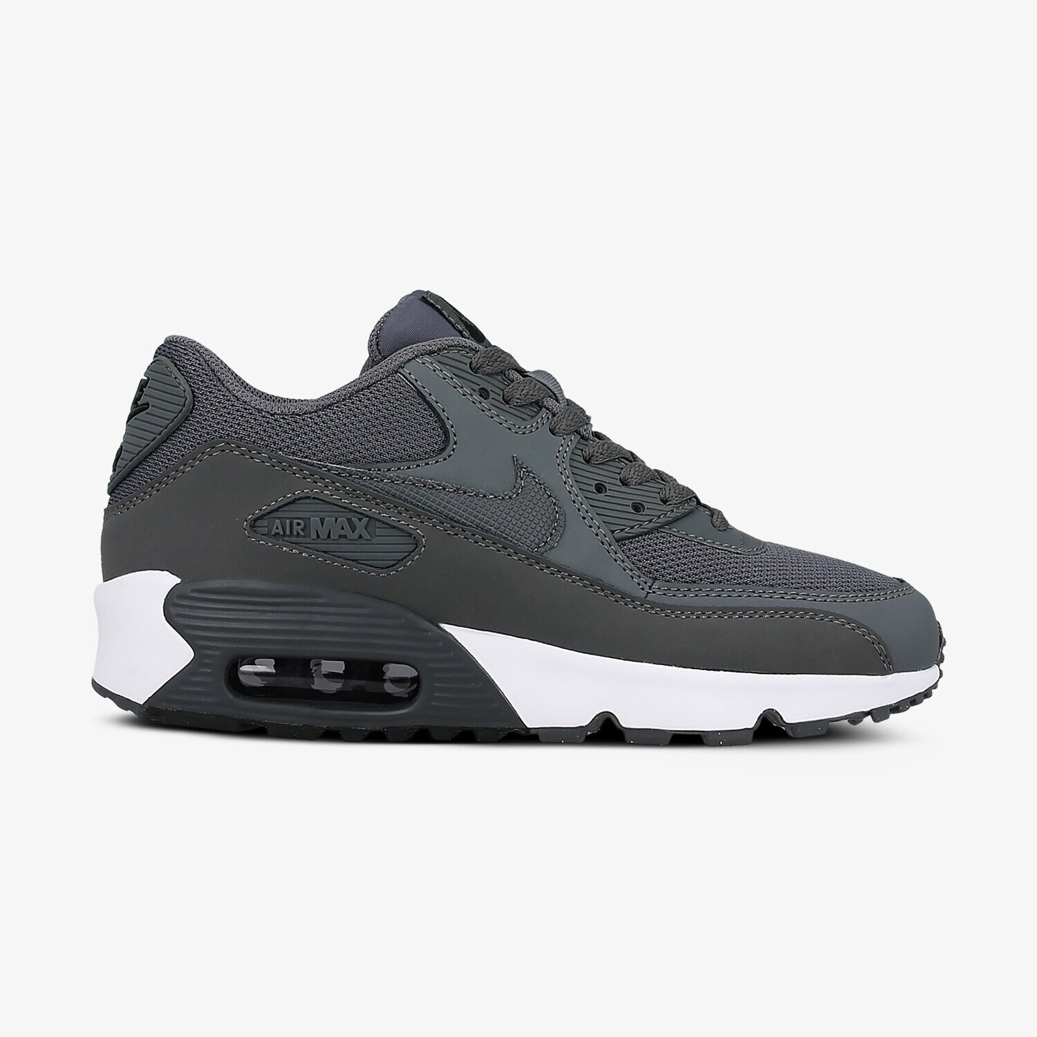 Buty sneakersy dla dzieci NIKE AIR MAX 90 MESH BG 833418018 SZARY