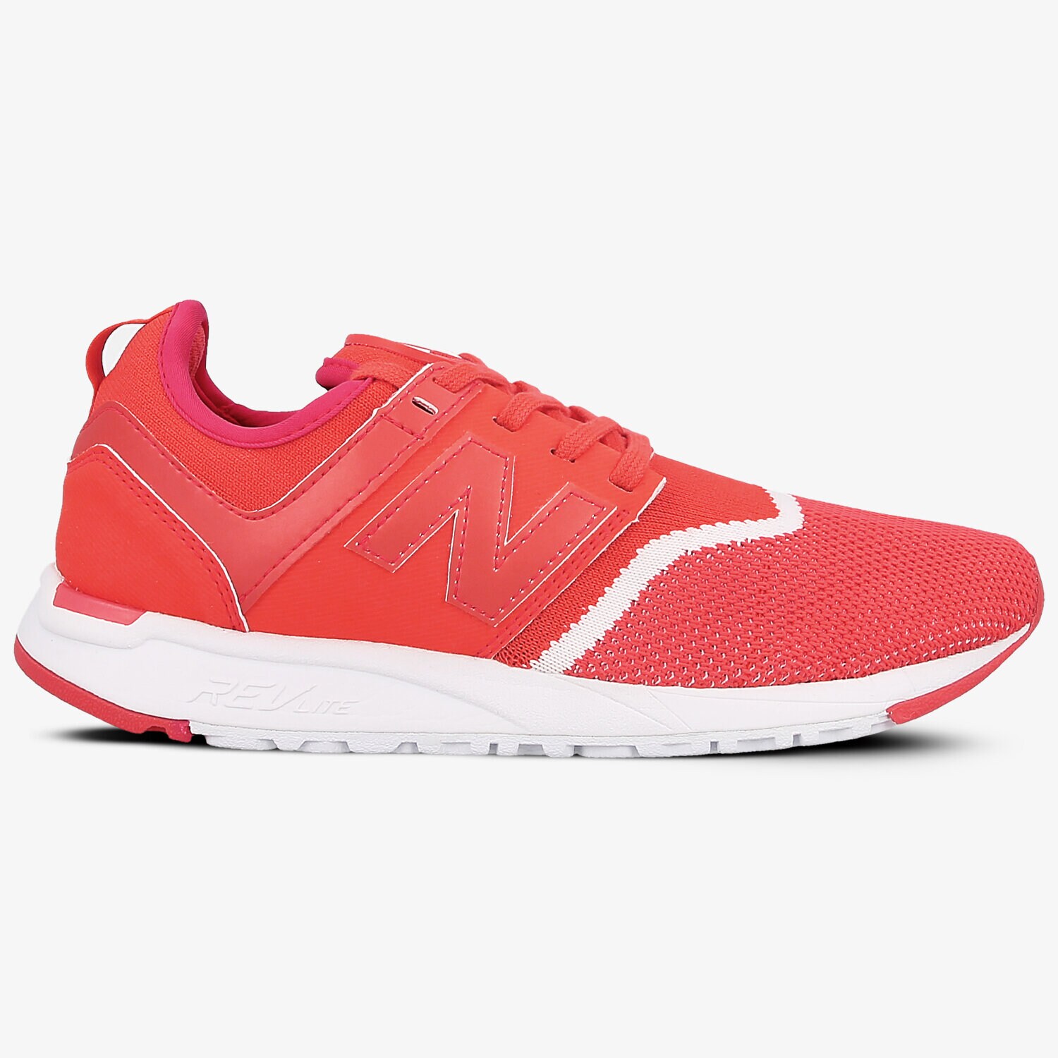 Buty sneakersy damskie NEW BALANCE WRL247EC WRL247EC POMARAŃCZOWY