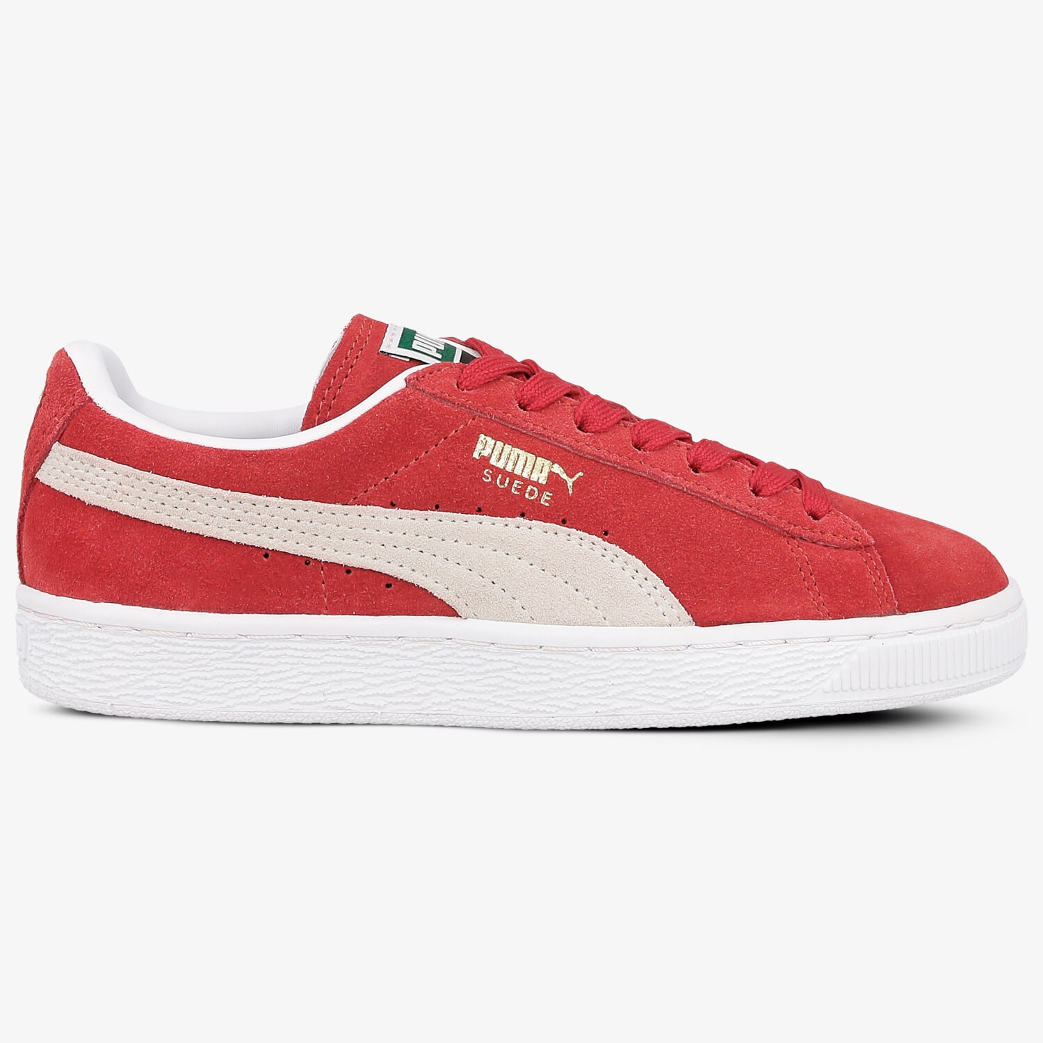 Buty sneakersy damskie PUMA SUEDE CLASSIC+ 35263405W CZERWONY