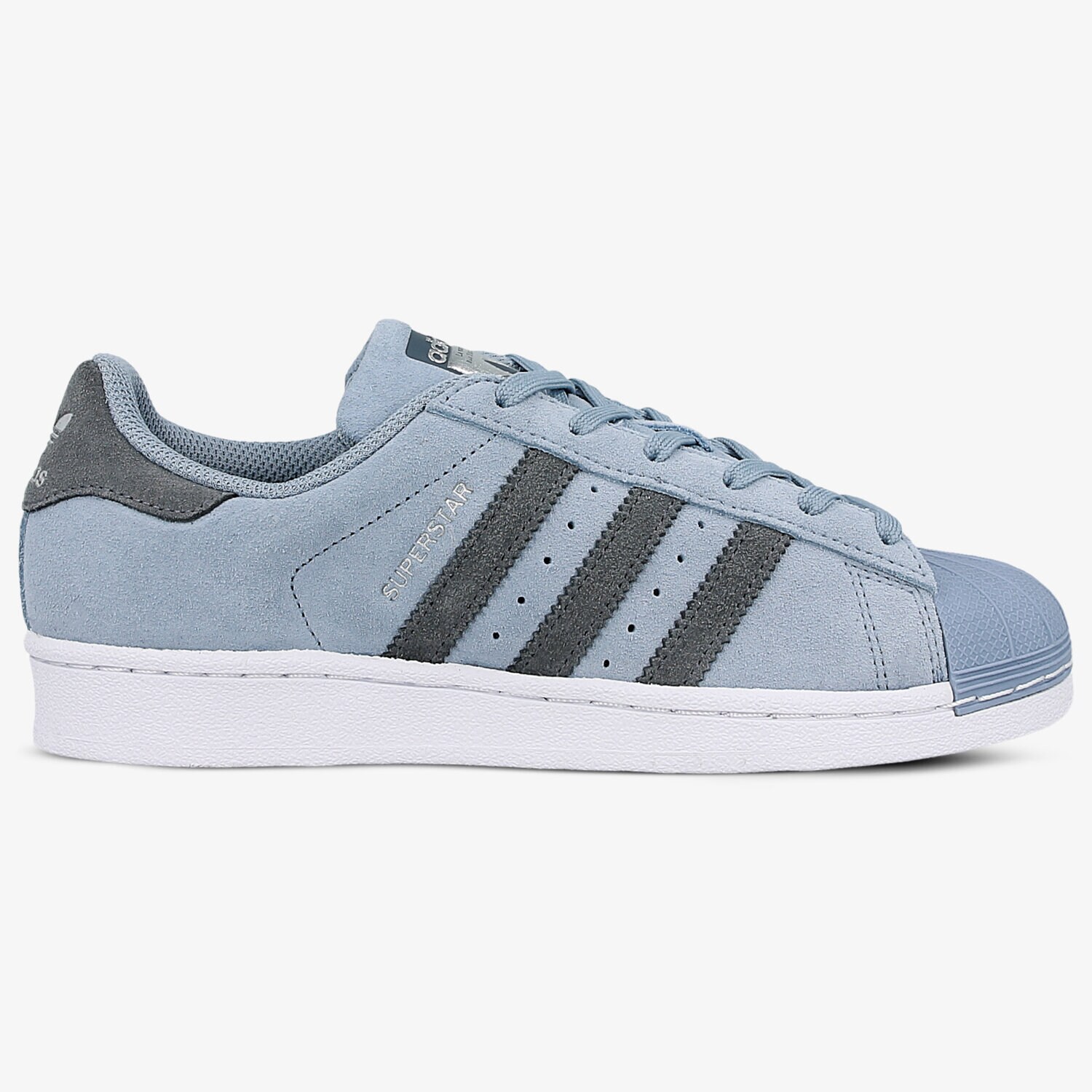 Buty sneakersy męskie ADIDAS SUPERSTAR BZ0194M NIEBIESKI