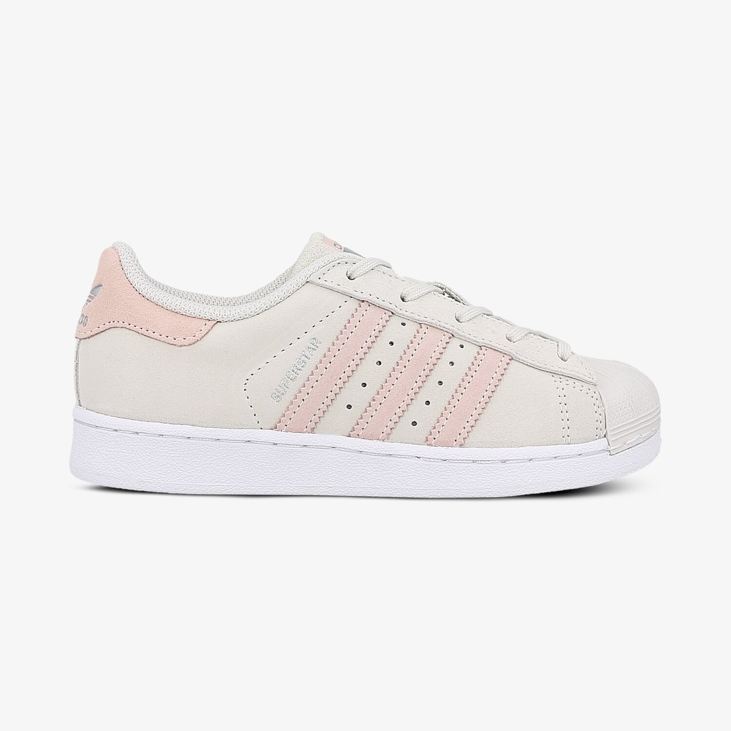 Buty sneakersy dla dzieci ADIDAS SUPERSTAR C BZ0368 BEŻOWY