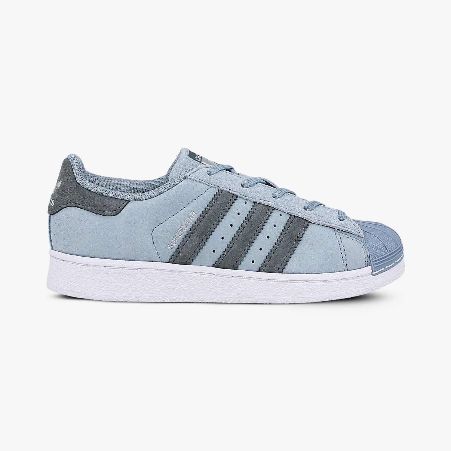 Buty sneakersy dla dzieci ADIDAS SUPERSTAR C BZ0369 NIEBIESKI
