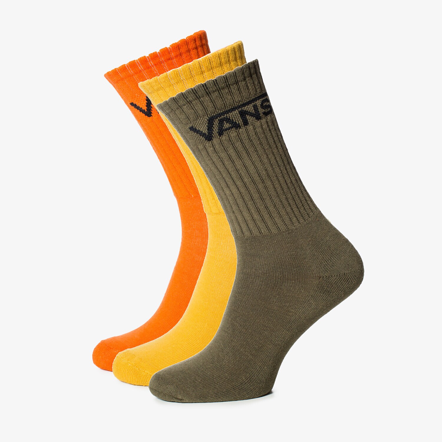 Skarpetki sportowe damskie VANS SKARPETY CLASSIC CREW (6.5-9, 3PK) V00XRZO9P MULTICOLOR