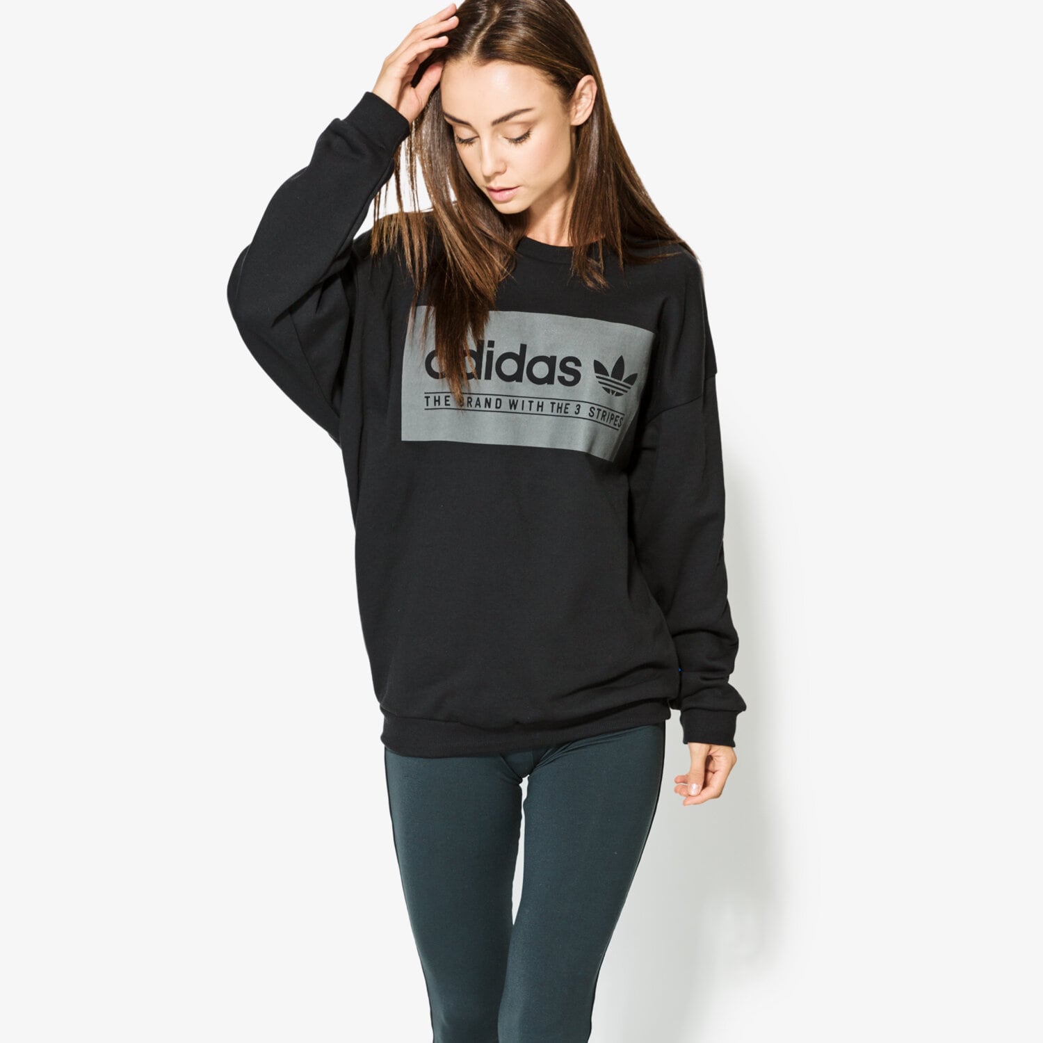 Bluza damska ADIDAS BLUZA CREW BS0738 CZARNY