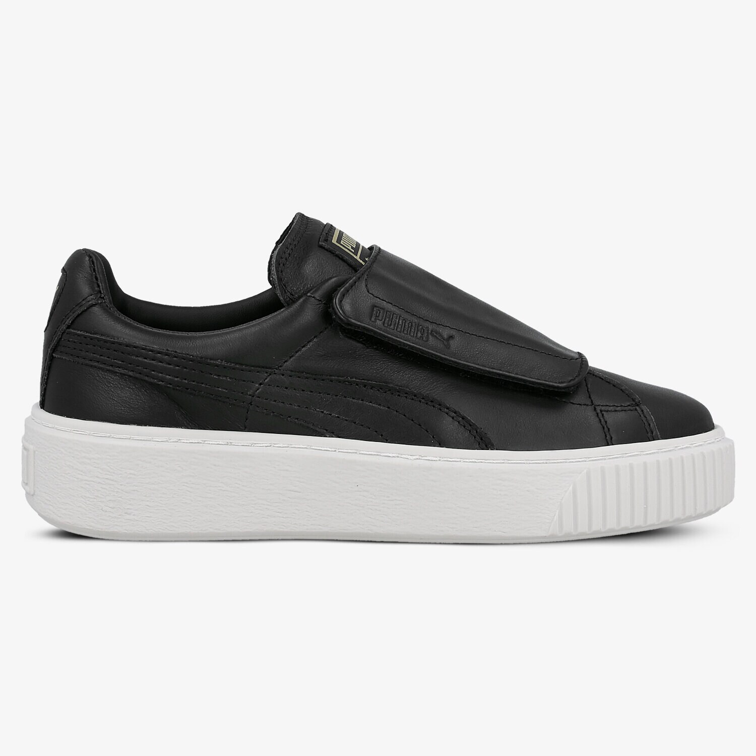 Buty sneakersy damskie PUMA BASKET PLATFORM BIGVELCWN'S 36412301 CZARNY