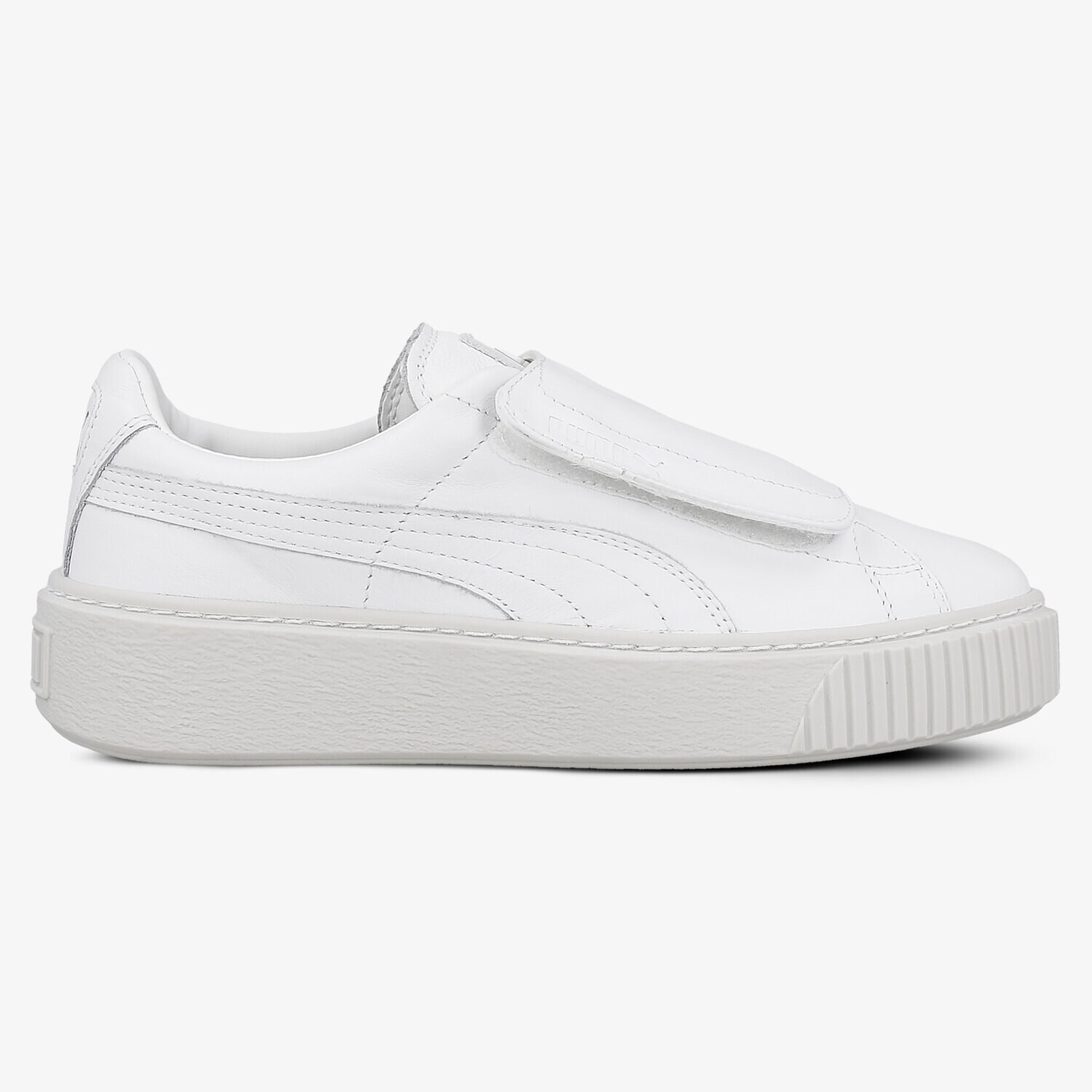 Buty sneakersy damskie PUMA BASKET PLATFORM BIGVELCWN'S 36412302 BIAŁY