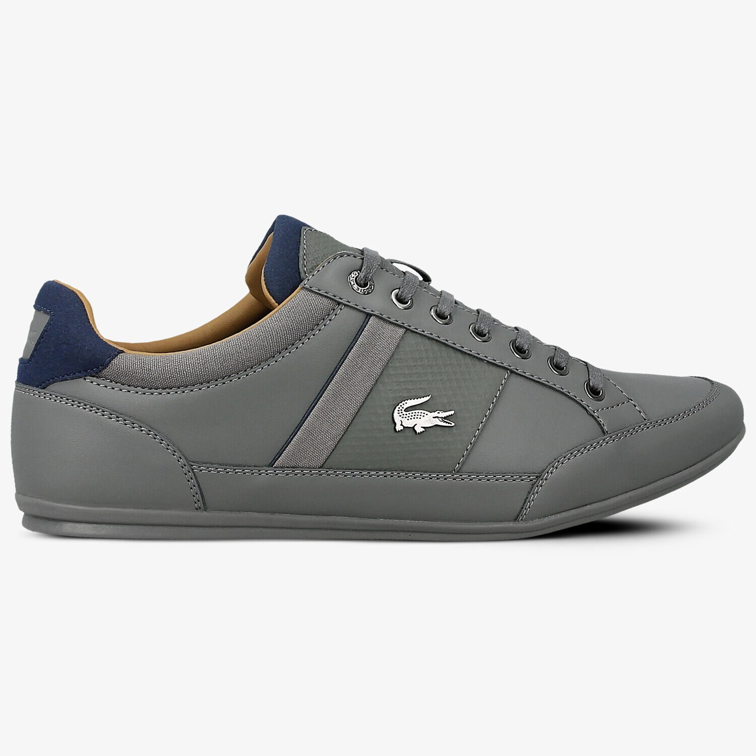 Buty sneakersy męskie LACOSTE CHAYMON 118 1 735CAM0011G1N SZARY