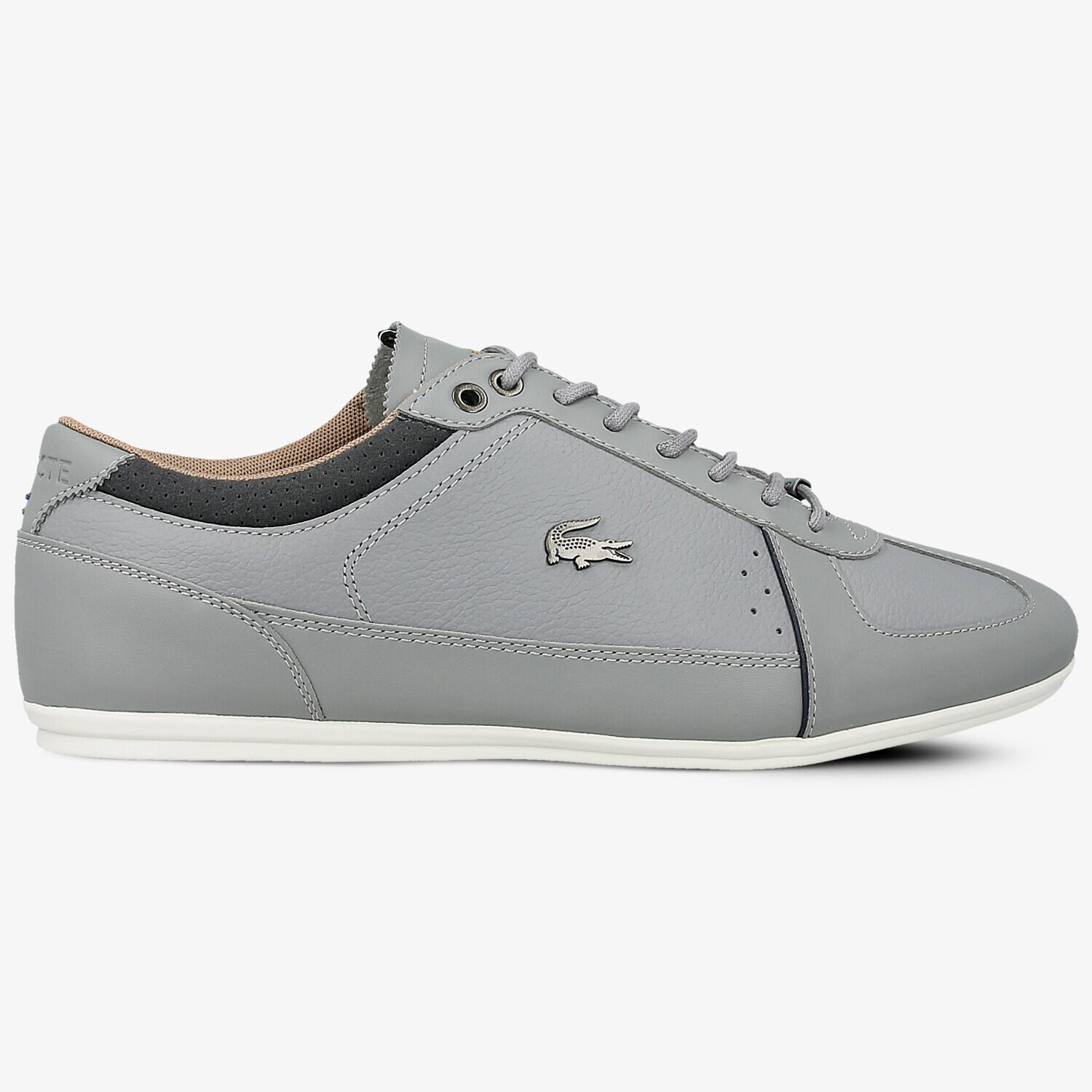 Buty sneakersy męskie LACOSTE EVARA 118 1 735CAM00302P9 SZARY