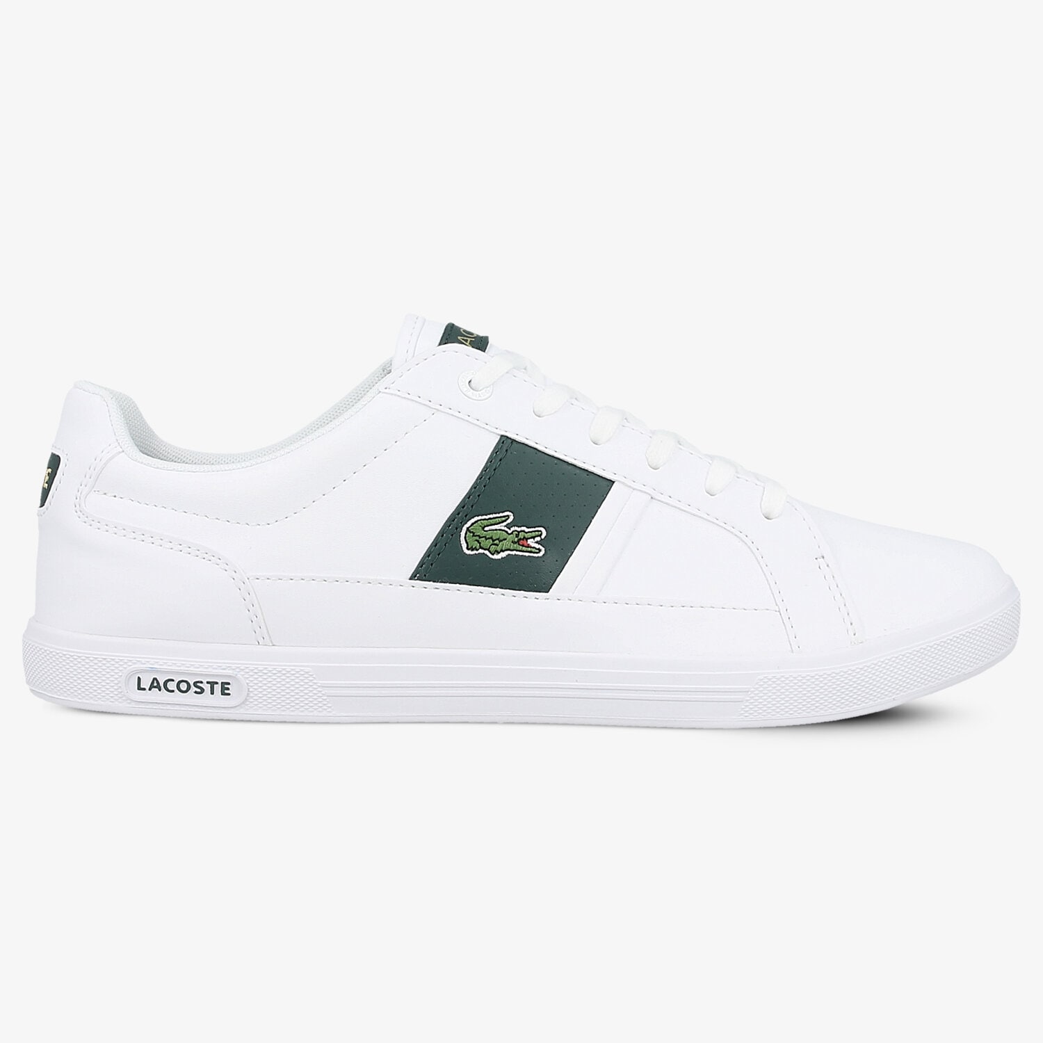 Buty sneakersy męskie LACOSTE EUROPA 118 1 QSP 735SPM00501R5 BIAŁY