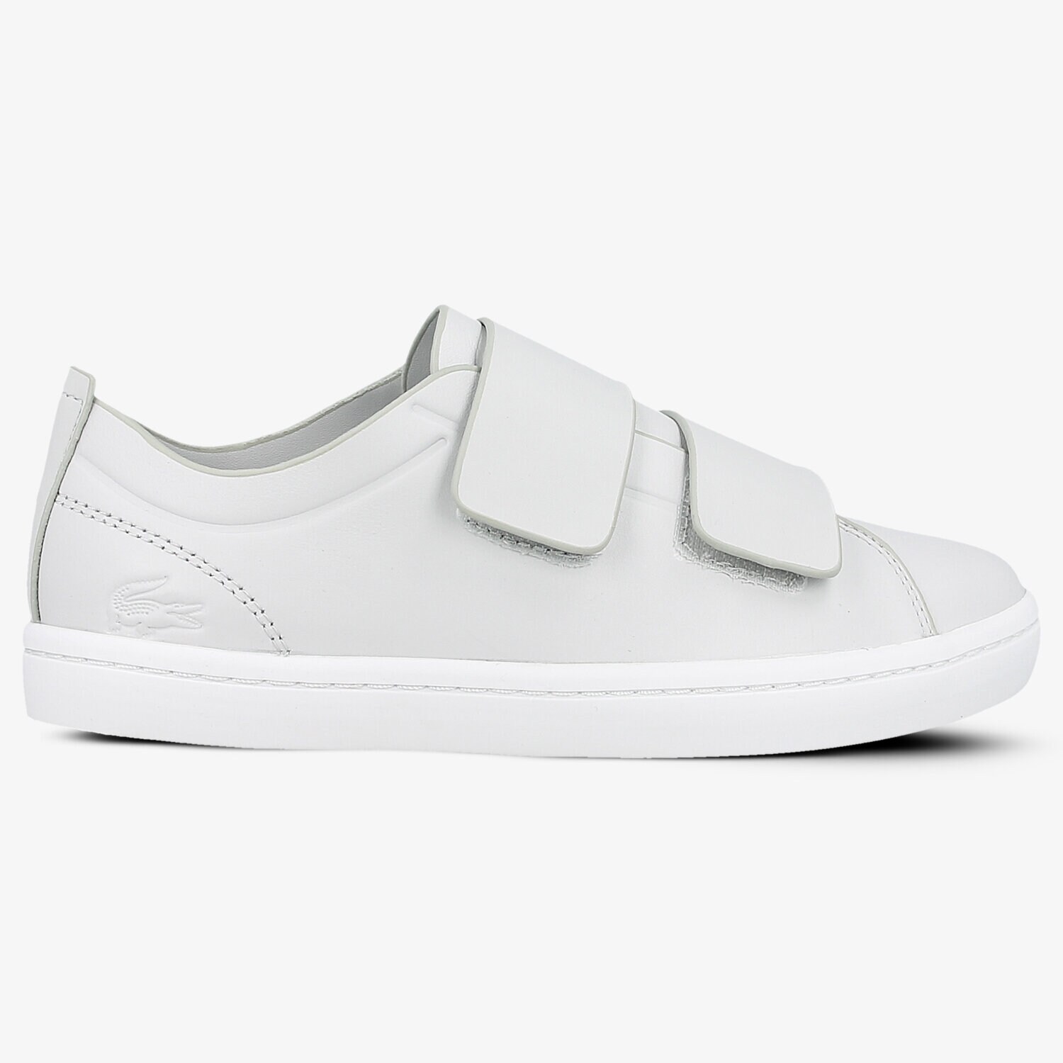 Buty sneakersy damskie LACOSTE STRAIGHTSET STRAP 118 1 735CAW00712Q5 SZARY