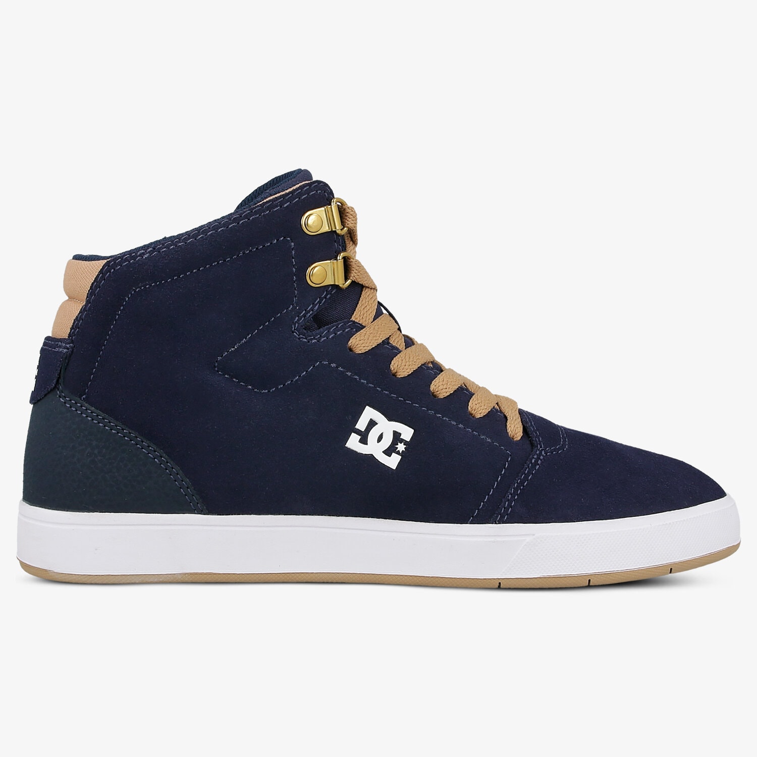 Buty sneakersy męskie DC CRISIS HIGH. ADYS100032NC2 GRANATOWY