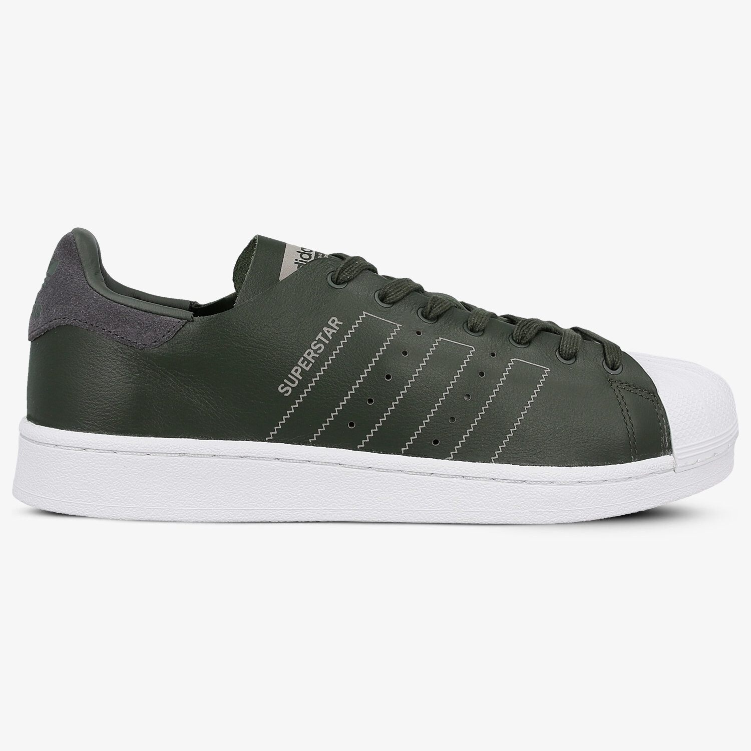 Buty sneakersy męskie ADIDAS SUPERSTAR DECON BY8698 SZARY