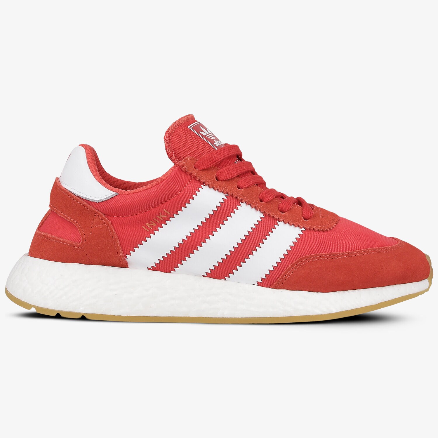 Buty sneakersy męskie ADIDAS INIKI RUNNER BY9728 CZERWONY