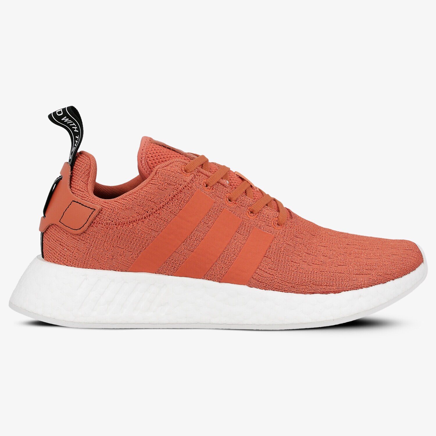 Buty sneakersy męskie ADIDAS NMD_R2 BY9915 POMARAŃCZOWY