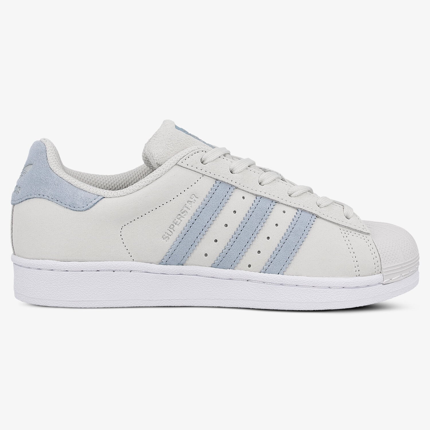 Buty sneakersy damskie ADIDAS SUPERSTAR BZ0195W SZARY