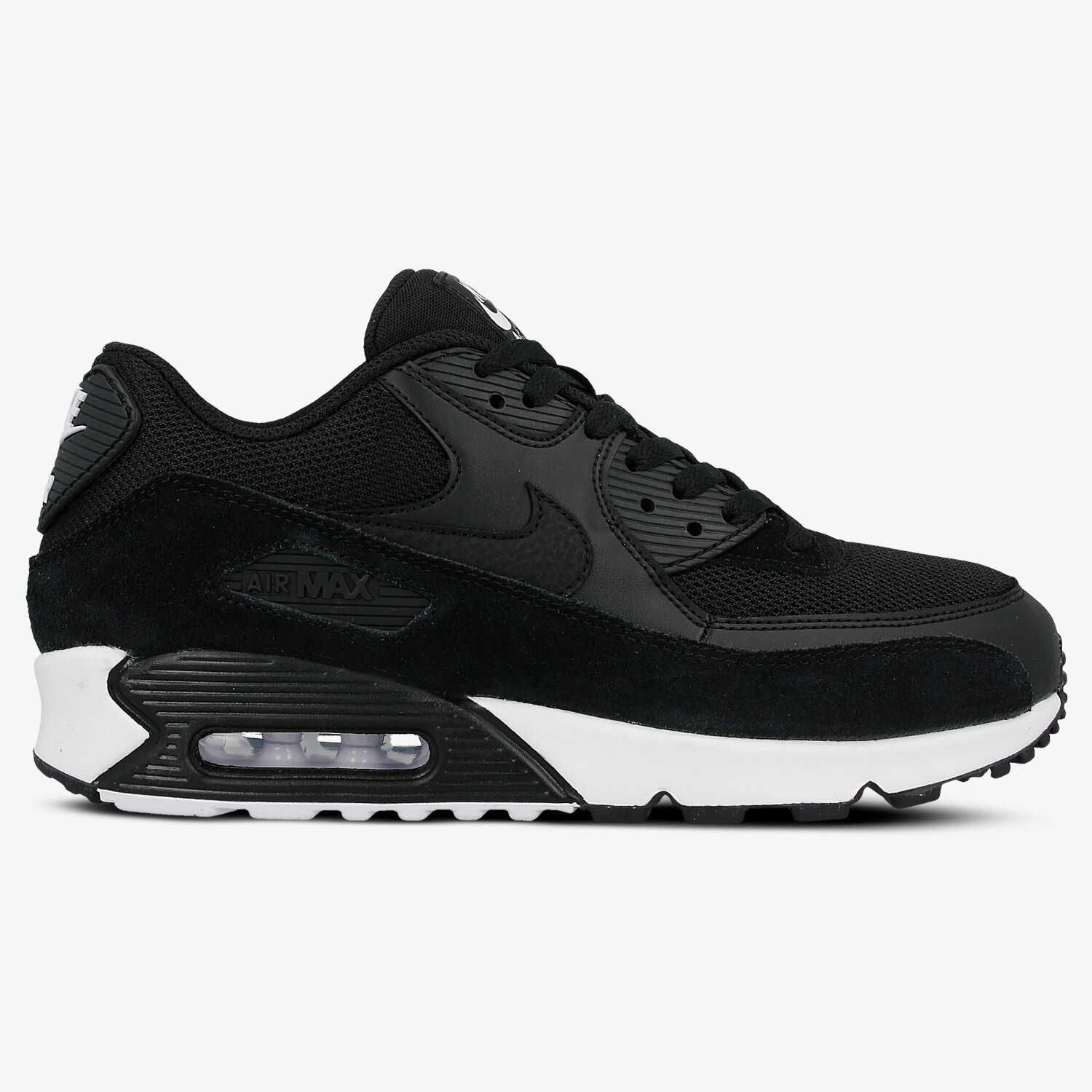Buty sneakersy męskie NIKE AIR MAX 90 ESSENTIAL 537384-077 CZARNY