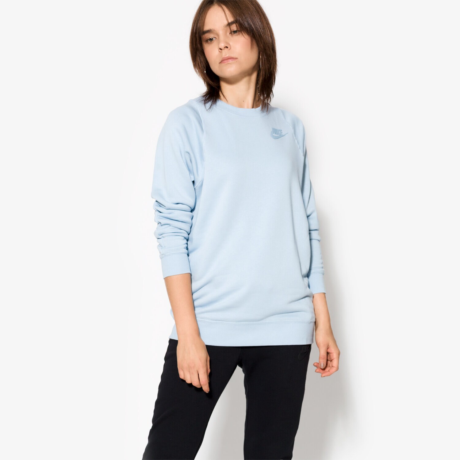 Bluza damska NIKE BLUZA MODERN CRW 854979401 NIEBIESKI
