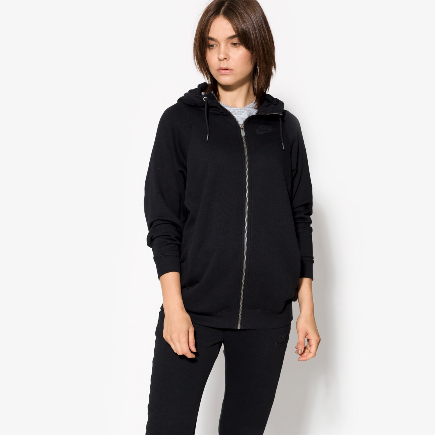 Bluza damska NIKE BLUZA MODERN HOODIE FZ 854985010 CZARNY
