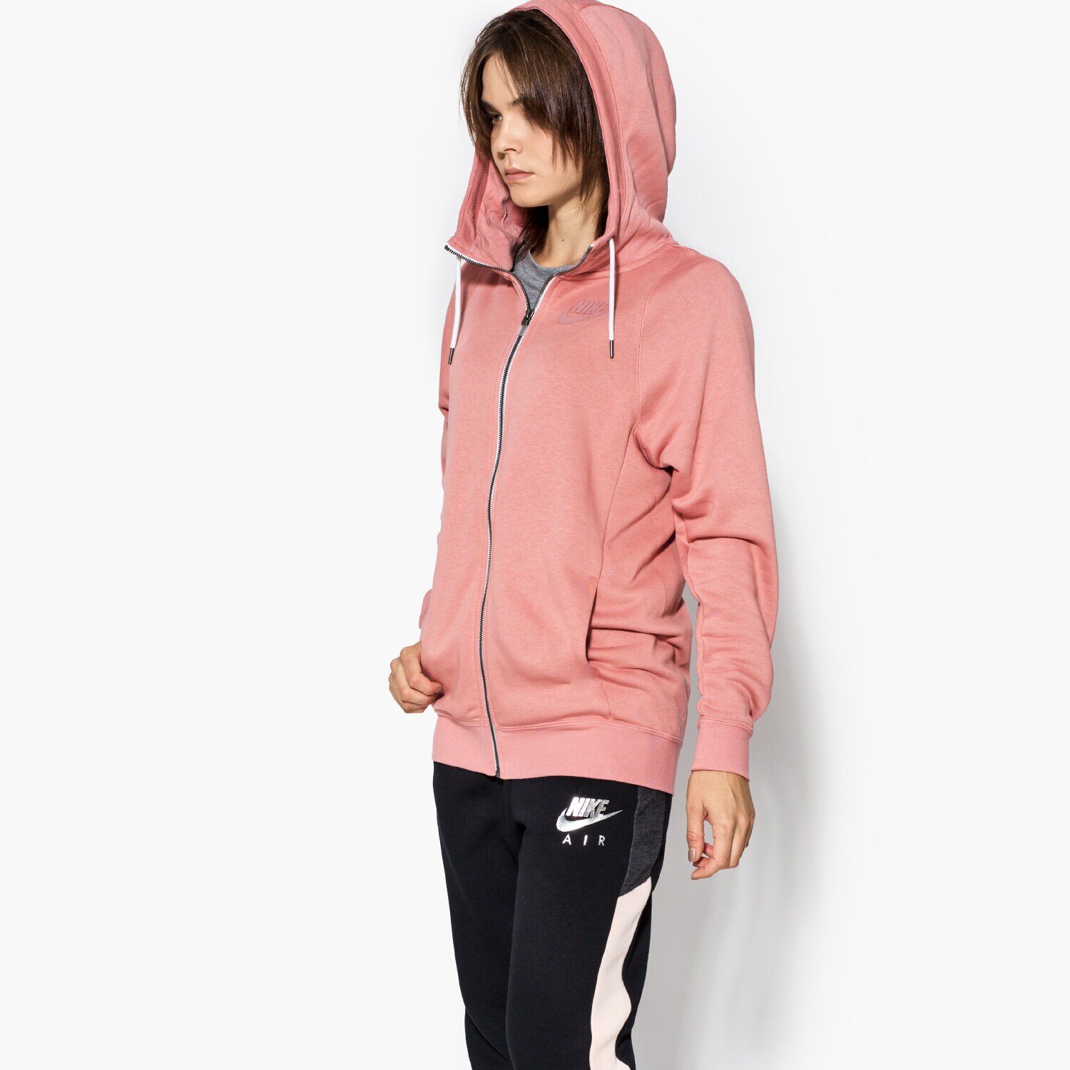 Bluza damska NIKE BLUZA MODERN HOODIE FZ 854985644 RÓŻOWY