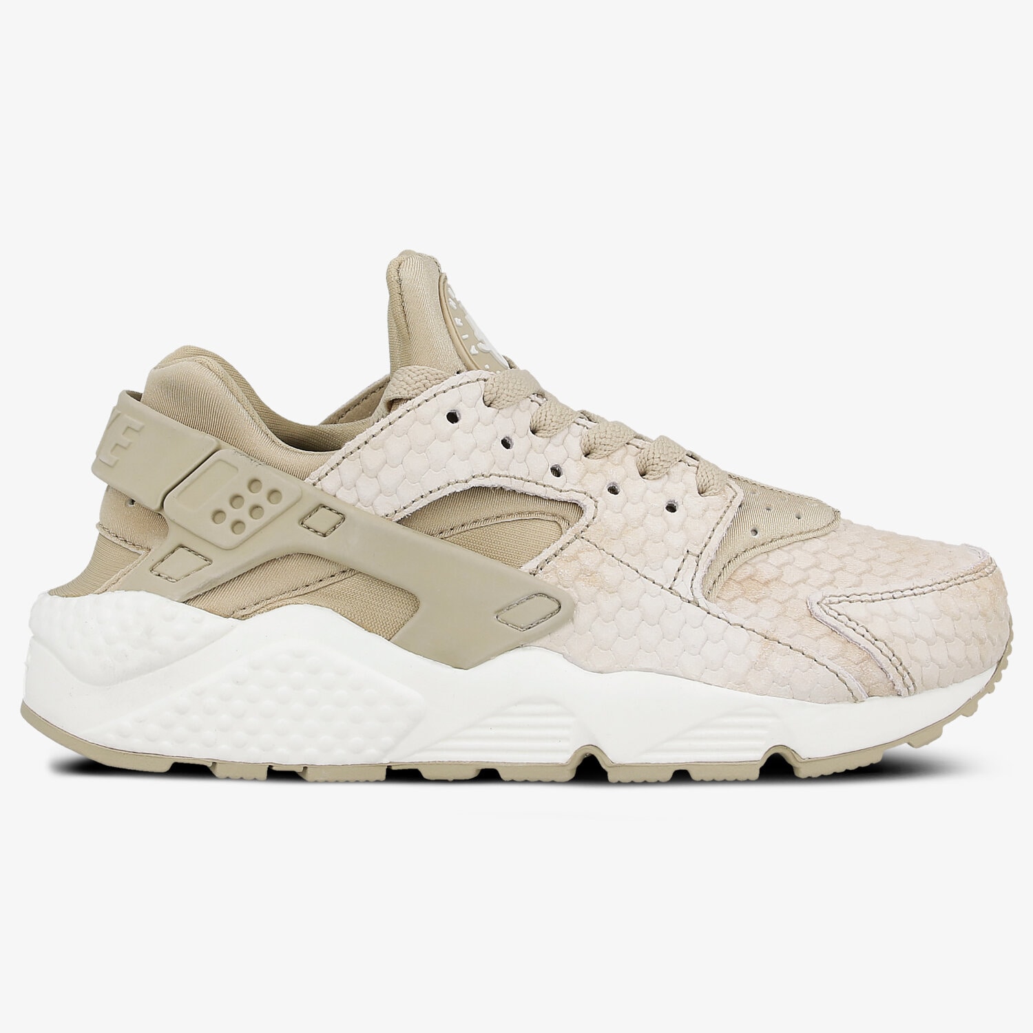 Buty sneakersy damskie NIKE AIR HUARACHE RUN PRM 683818201 BEŻOWY