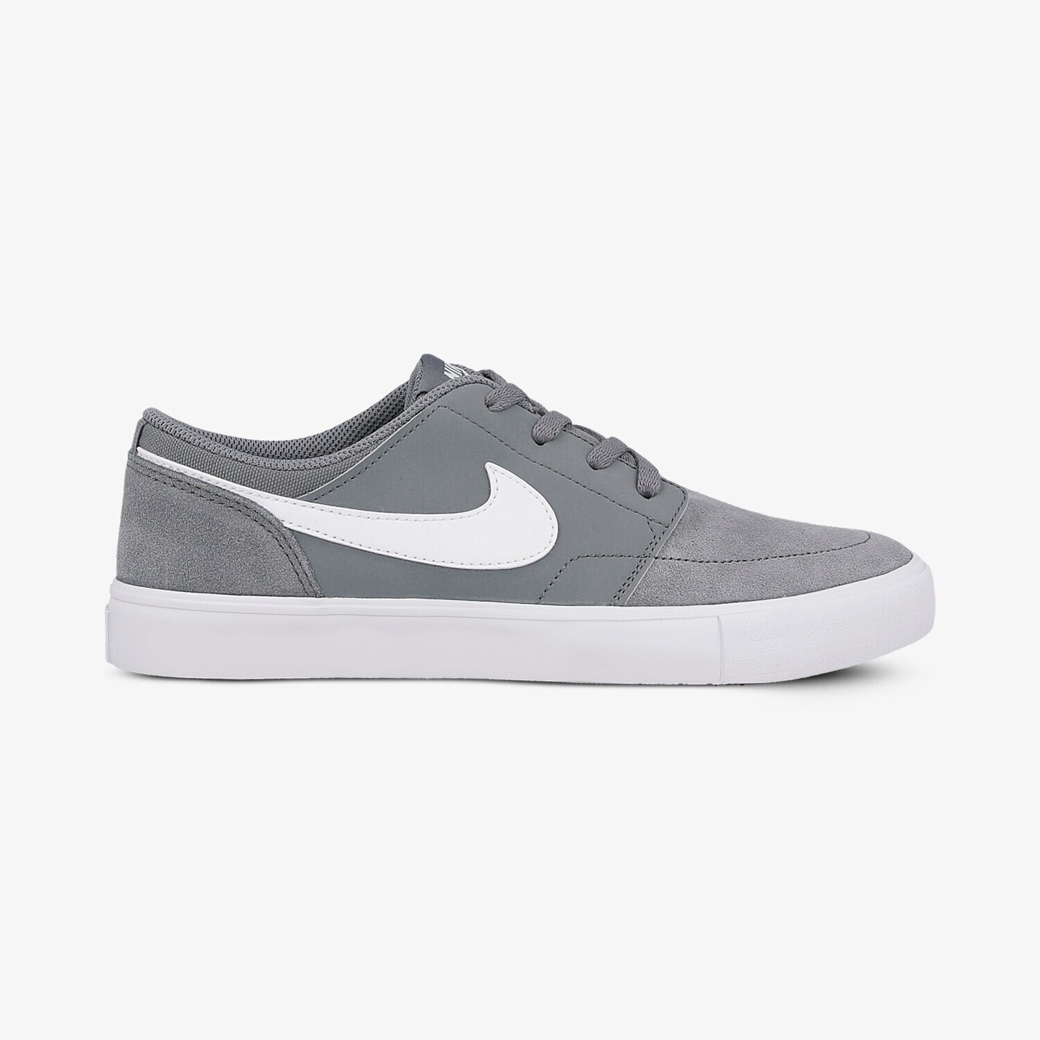 Buty sneakersy dla dzieci NIKE SB PORTMORE II BG 905208003 SZARY