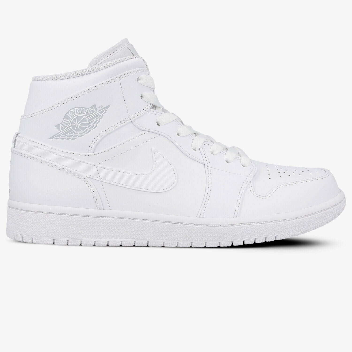 Buty sneakersy męskie JORDAN AIR 1 MID 554724-104 BIAŁY