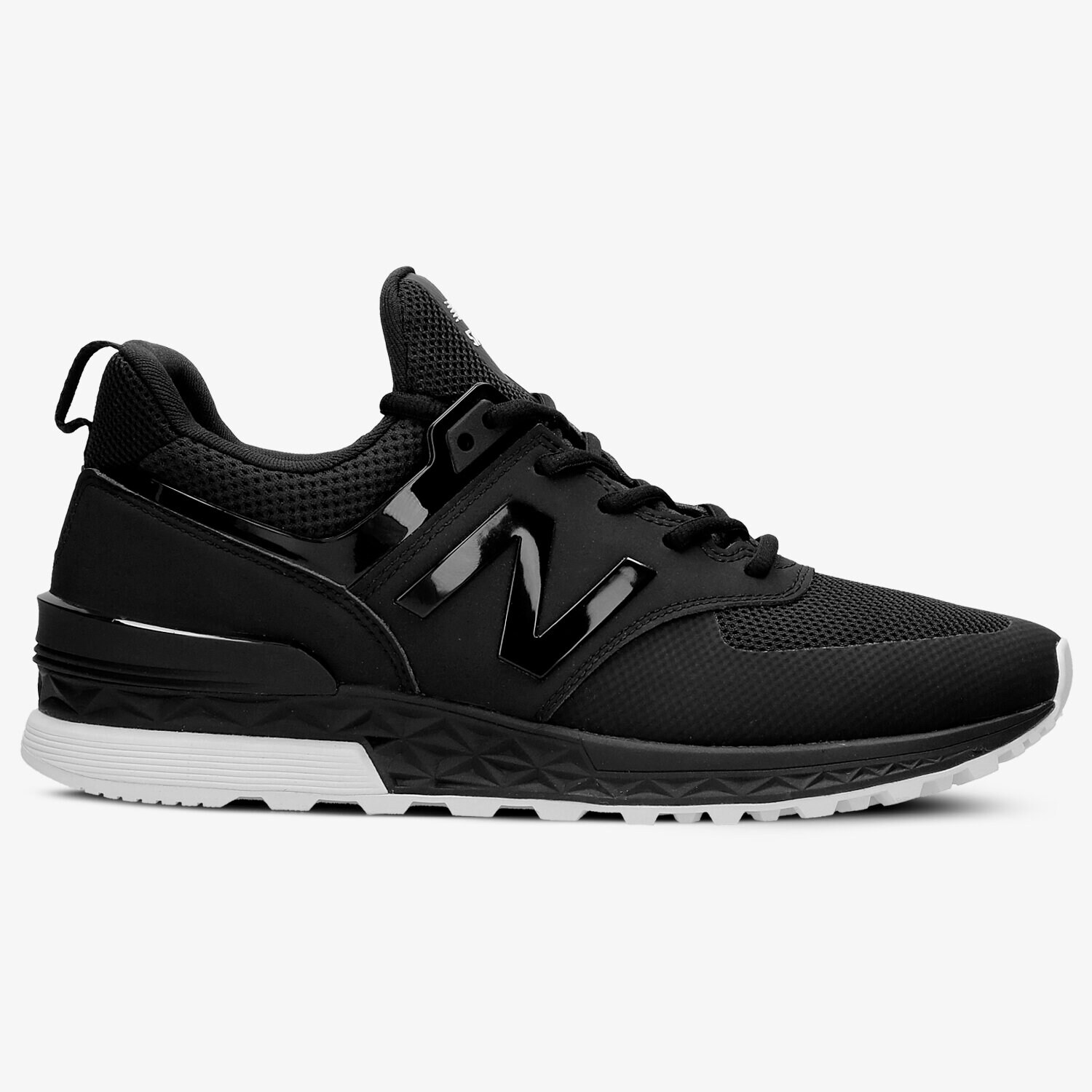 Buty sneakersy męskie NEW BALANCE MS574SBK MS574SBK CZARNY