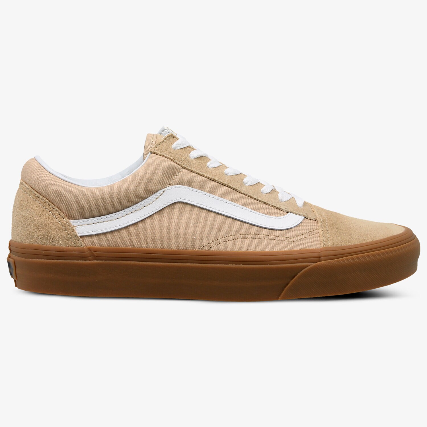 Buty sneakersy męskie VANS UA OLD SKOOL VA38G1QA2M BEŻOWY