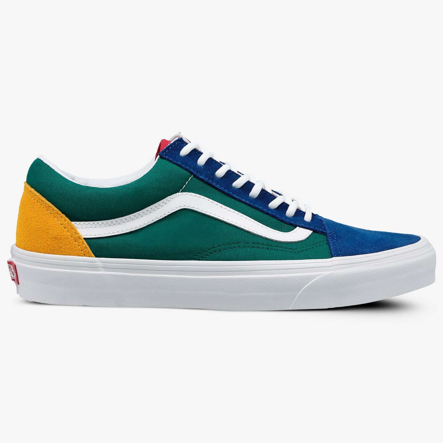 Buty sneakersy męskie VANS UA OLD SKOOL VN0A38G1R1Q1 ZIELONY