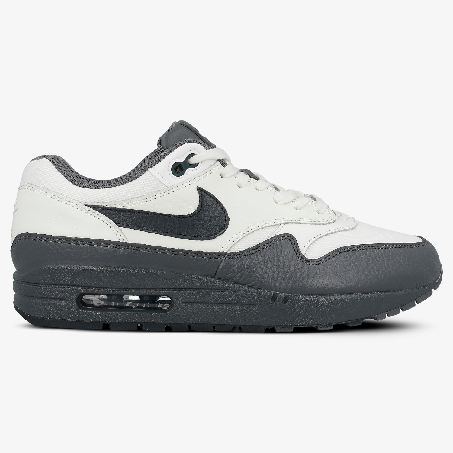 Buty sneakersy męskie NIKE AIR MAX 1 PREMIUM 875844100 BIAŁY