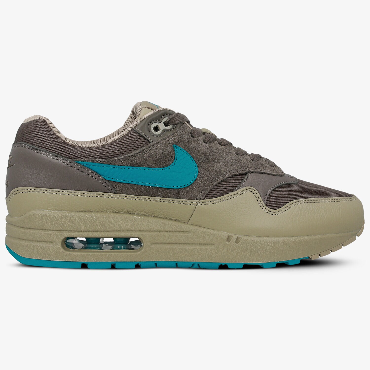 Buty sneakersy męskie NIKE AIR MAX 1 PREMIUM 875844200 BRĄZOWY