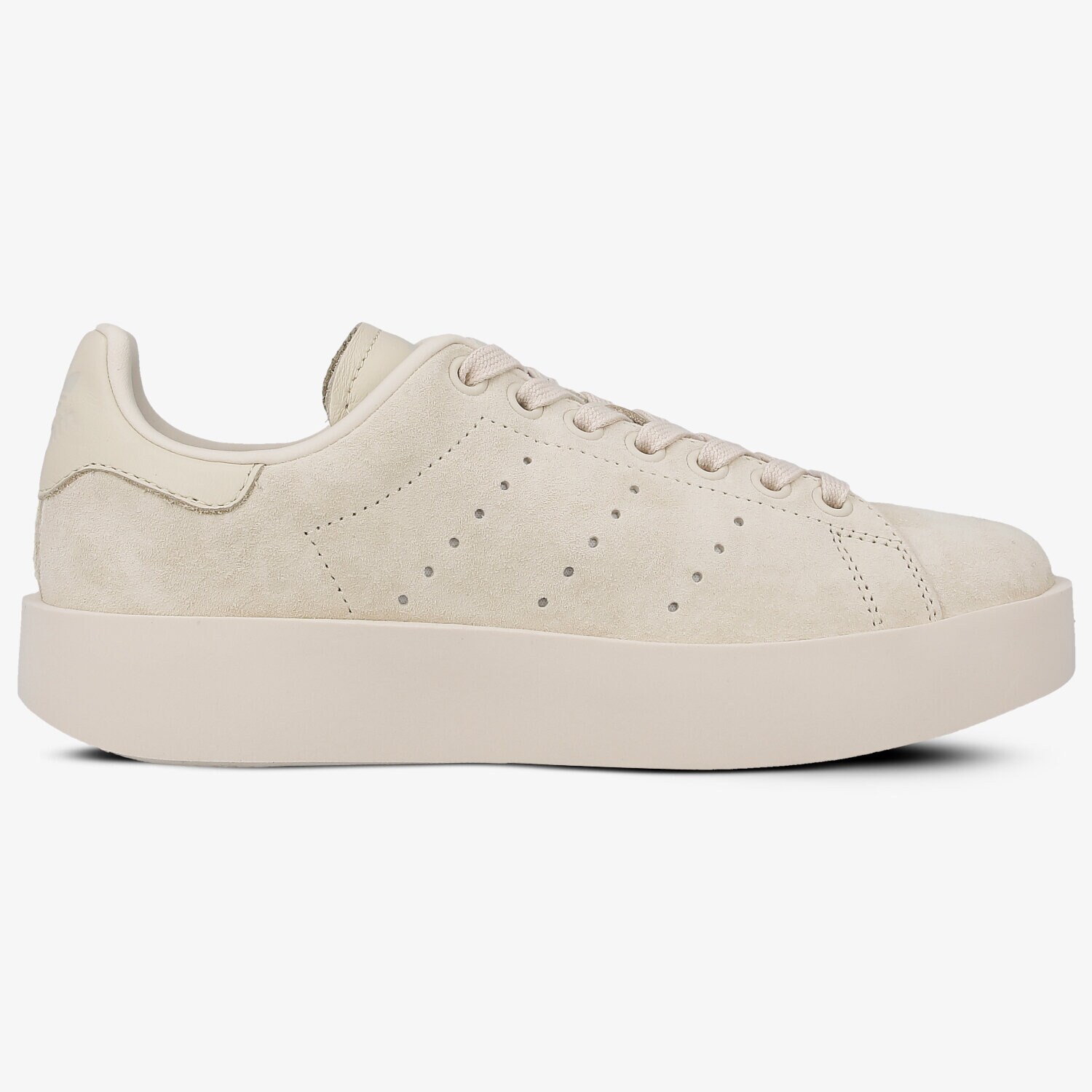 Buty sneakersy damskie ADIDAS STAN SMITH BOLD W CG3773 BEŻOWY