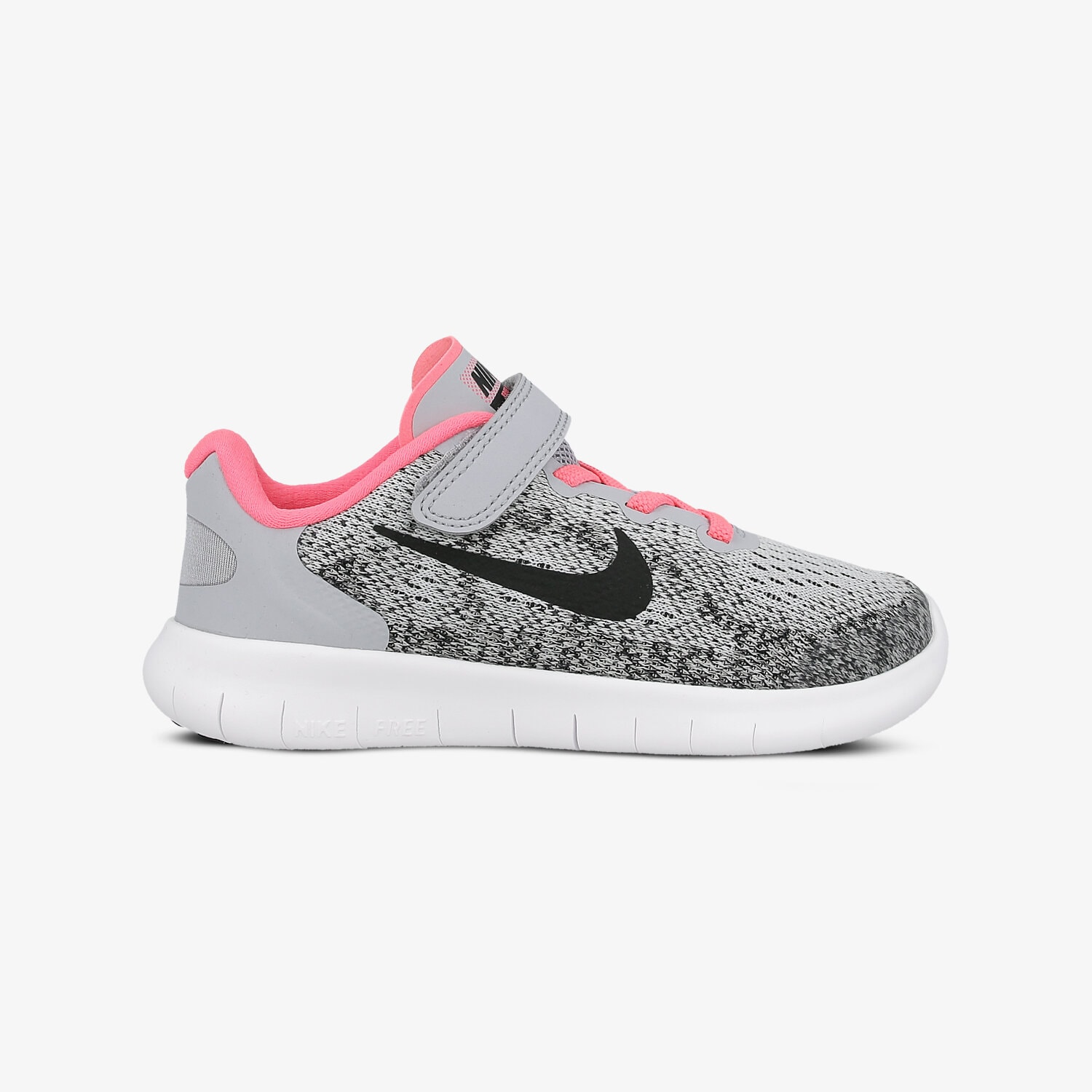 Buty sneakersy dla dzieci NIKE FREE RN 2 (PSV) 904260001 SZARY