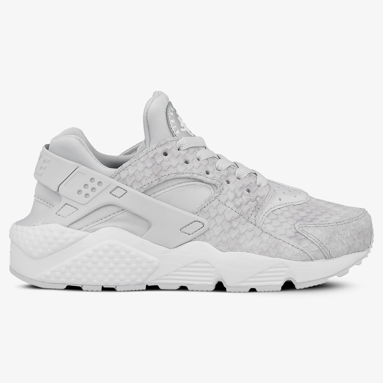 Buty sneakersy damskie NIKE AIR HUARACHE RUN PRM 683818014 SZARY