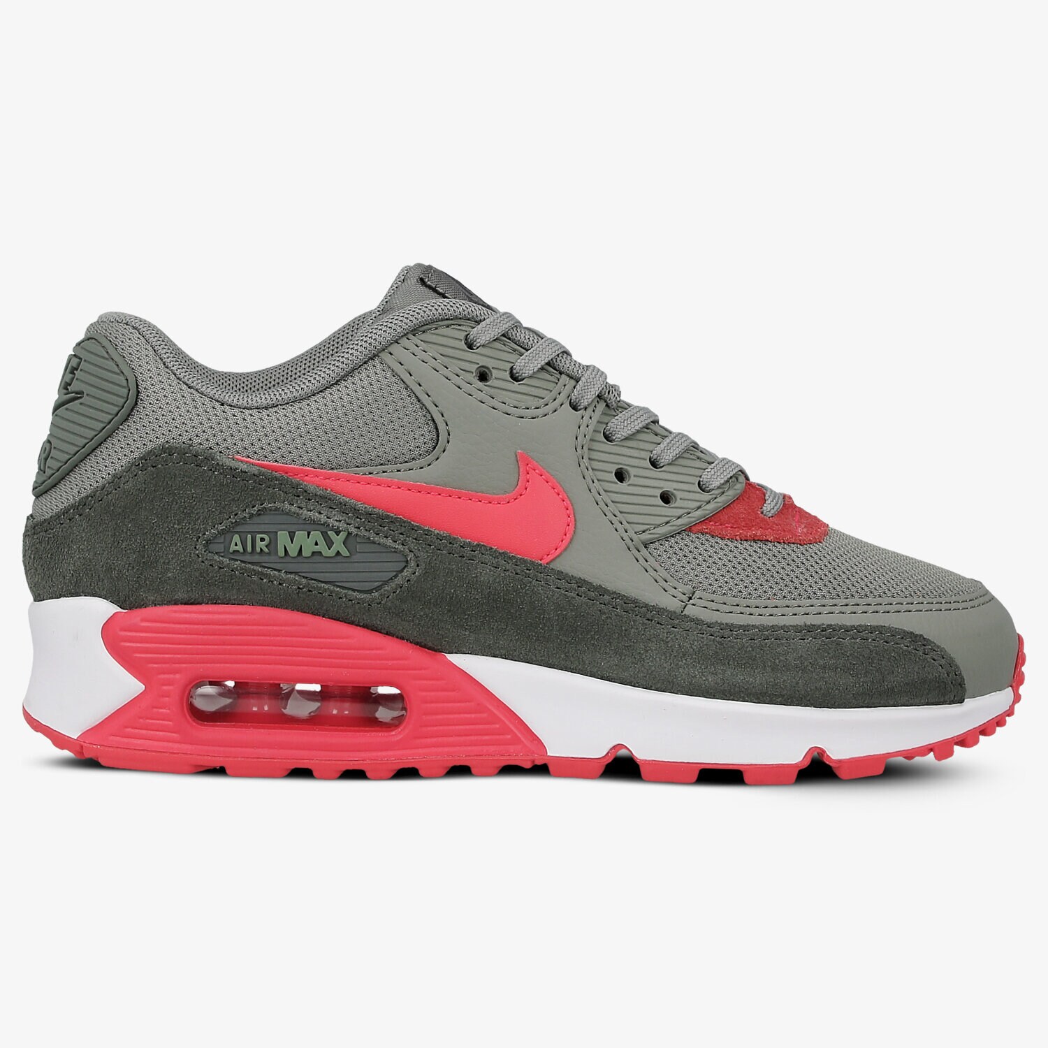 Buty sneakersy damskie NIKE WMNS AIR MAX 90 325213044 SZARY