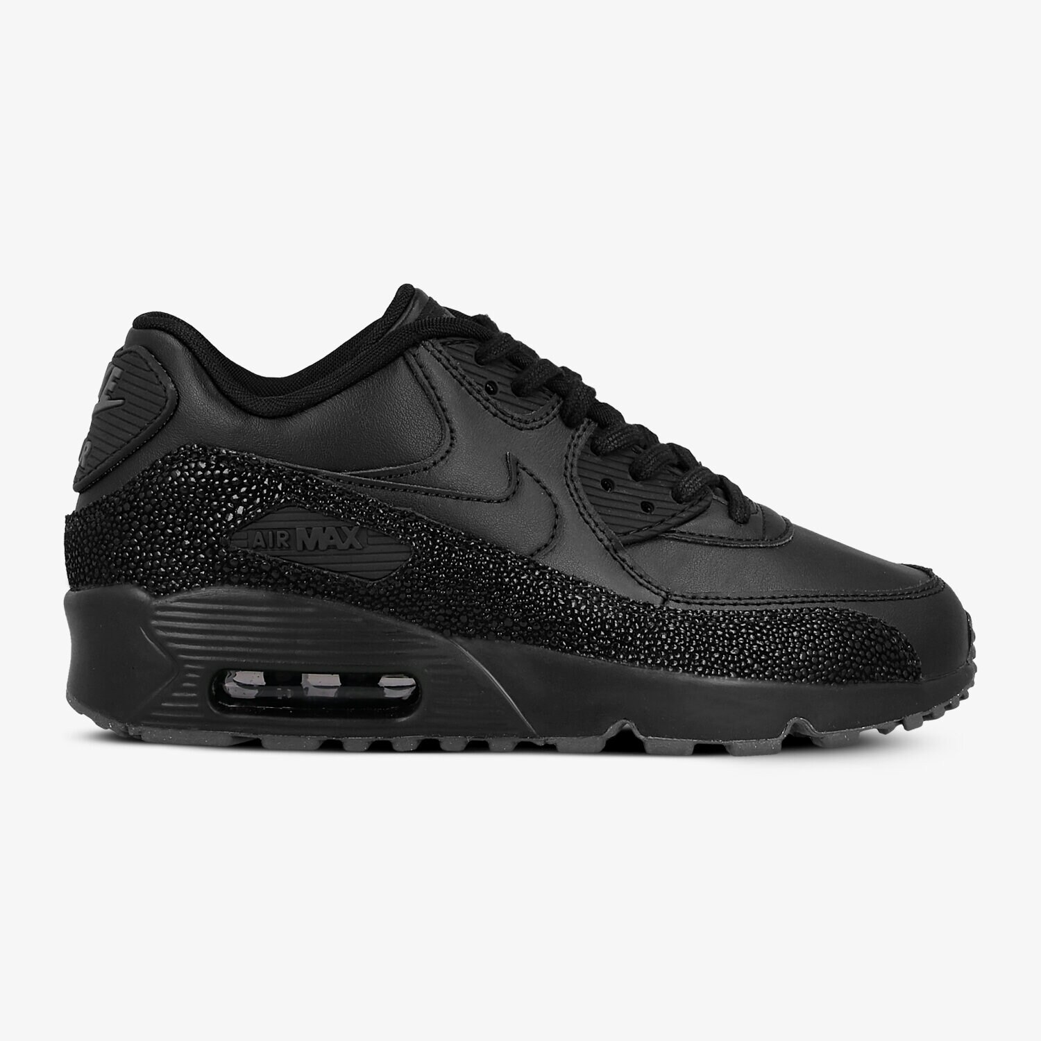 Buty sneakersy dla dzieci NIKE AIR MAX 90 LTR SE BG 859560002 CZARNY