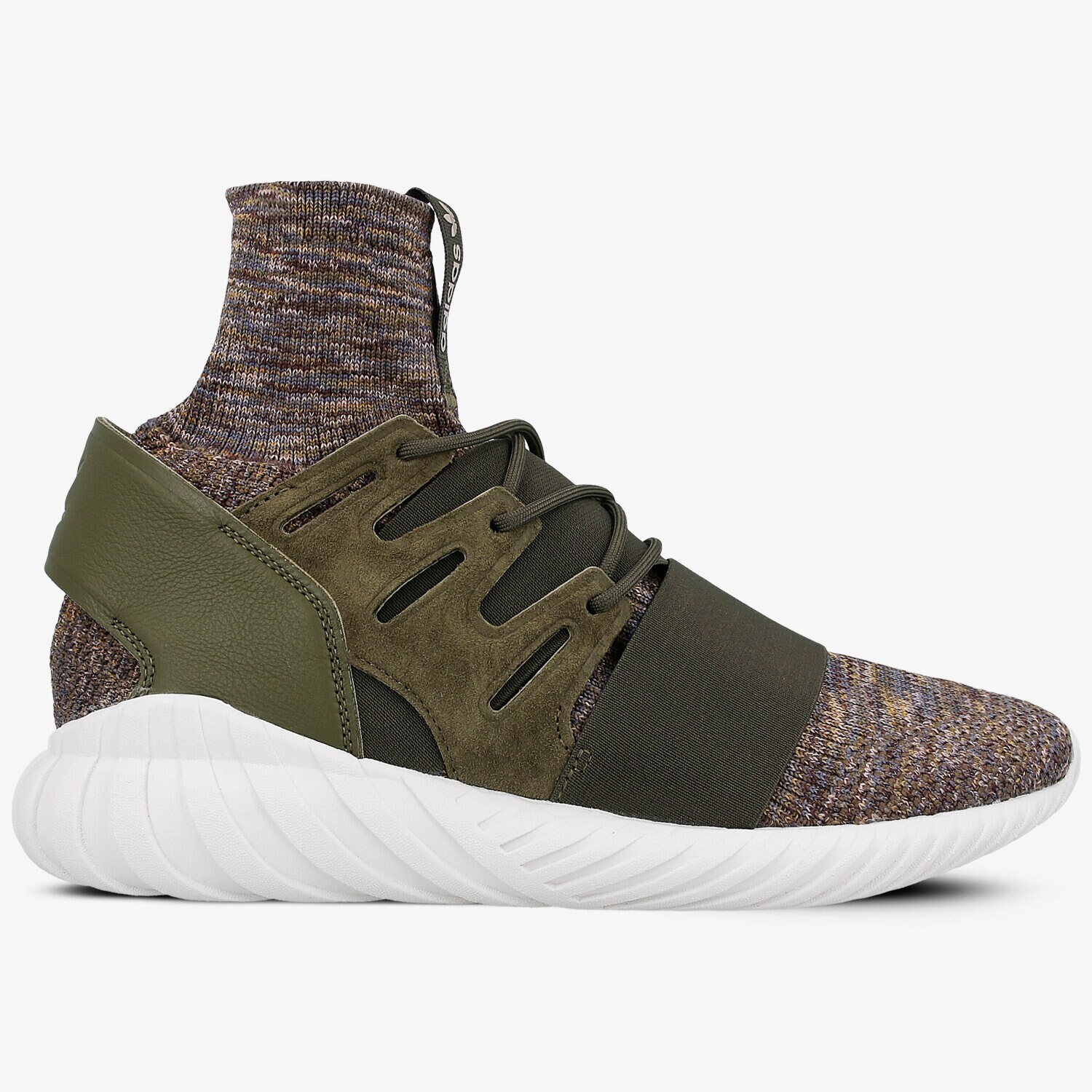 Buty sneakersy męskie ADIDAS TUBULAR DOOM PK BY3551 ZIELONY