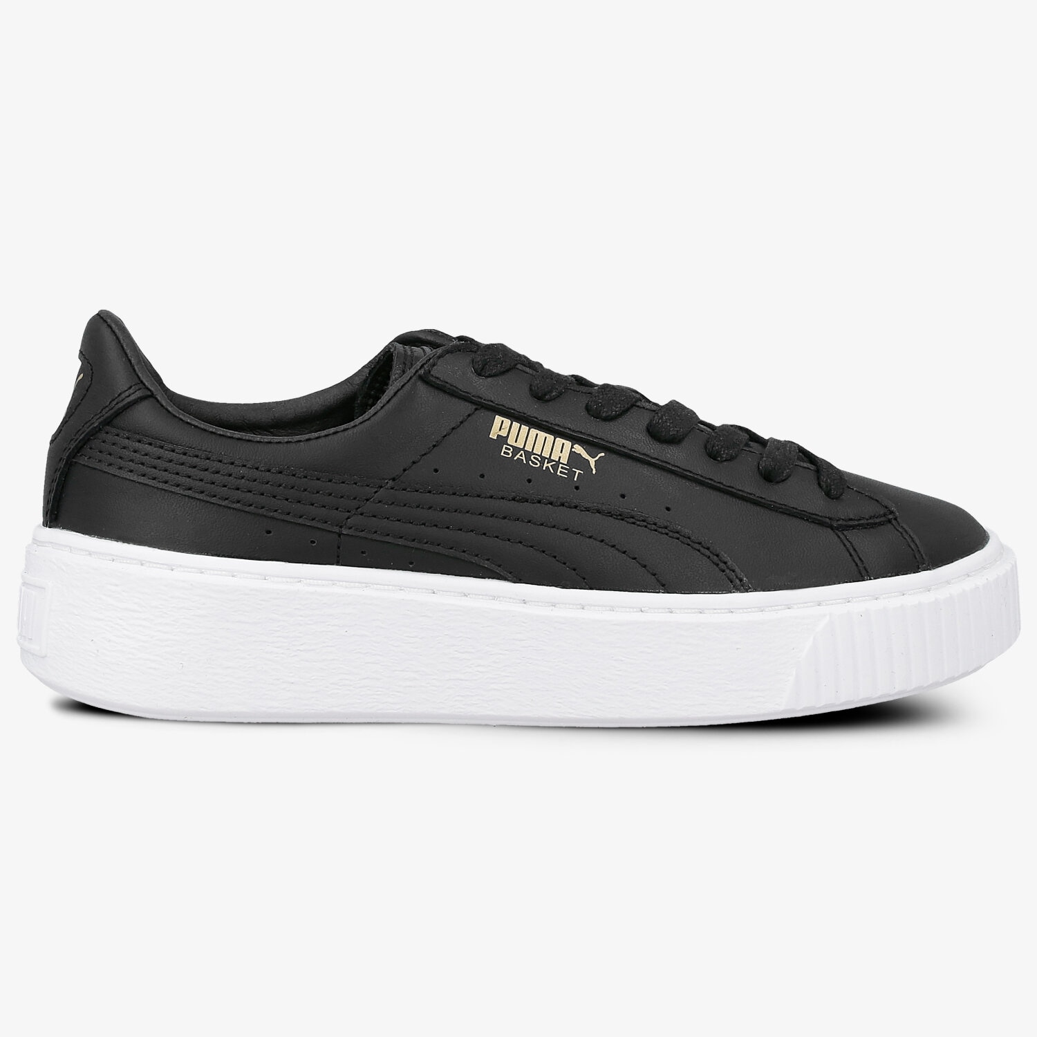 Buty sneakersy damskie PUMA BASKET PLATFORM CORE 36404003 CZARNY