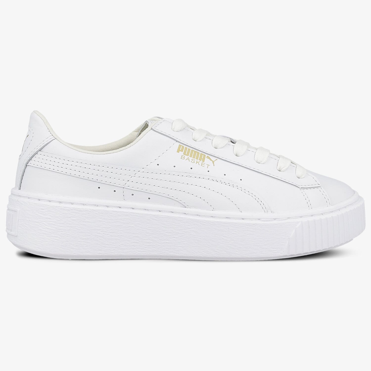 Buty sneakersy damskie PUMA BASKET PLATFORM CORE 36404004 BIAŁY