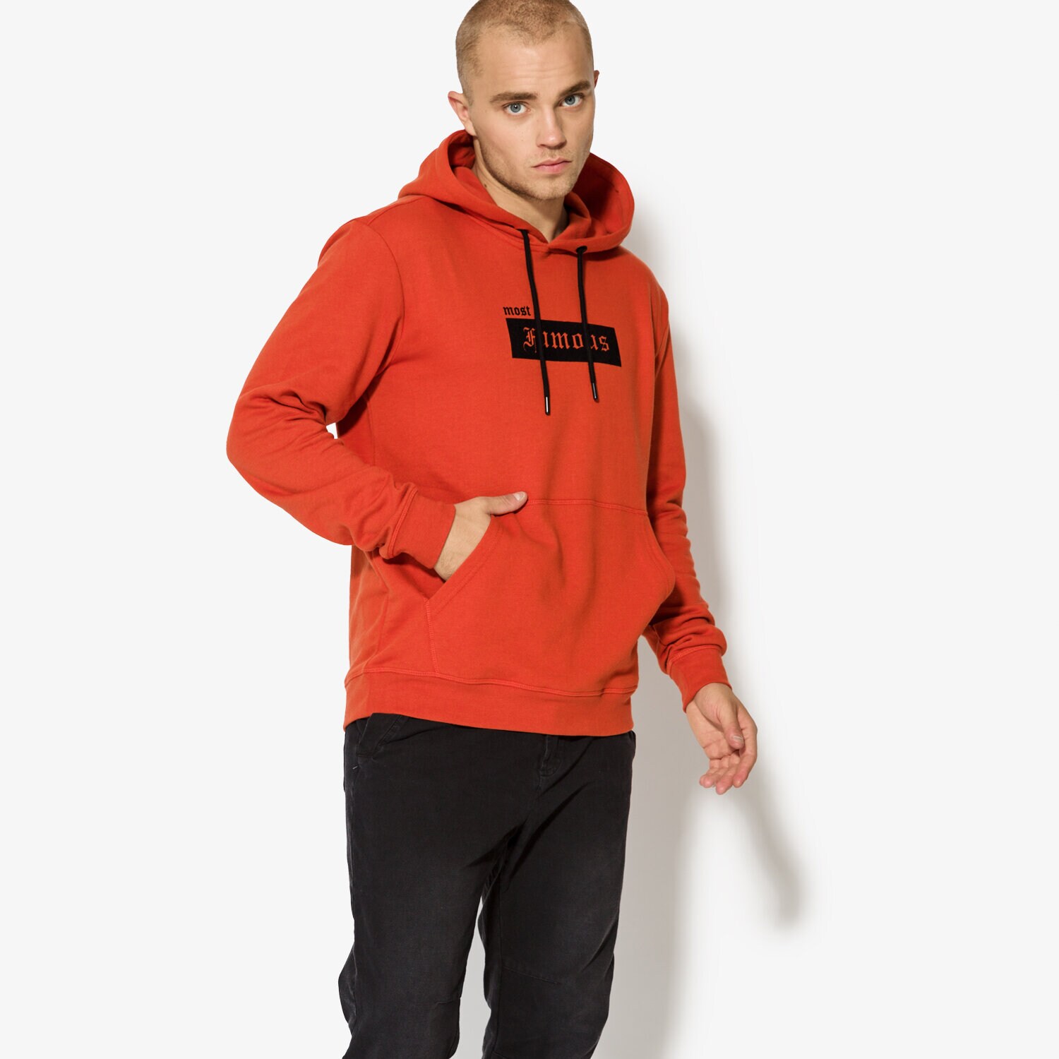 Bluza męska CONFRONT BLUZA TWIN CF37BLM05001 POMARAŃCZOWY