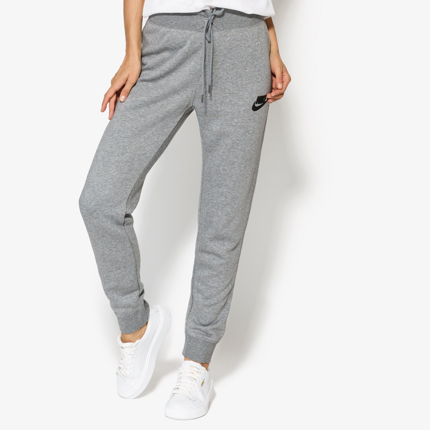 Spodnie sportowe damskie NIKE SPODNIE MODERN PANT TIGHT 894842091 SZARY