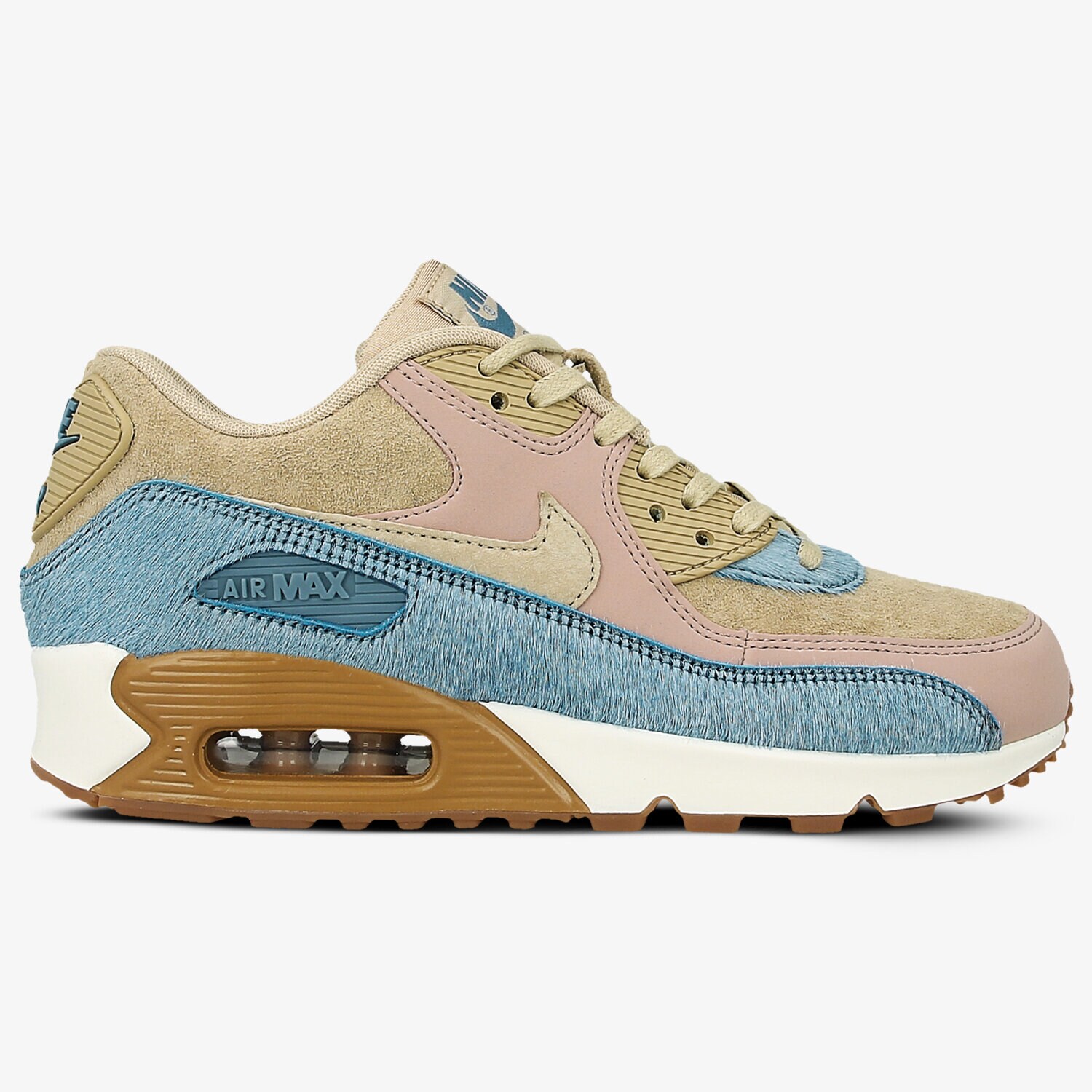 Buty sneakersy damskie NIKE WMNS AIR MAX 90 LX 898512-200 MULTICOLOR