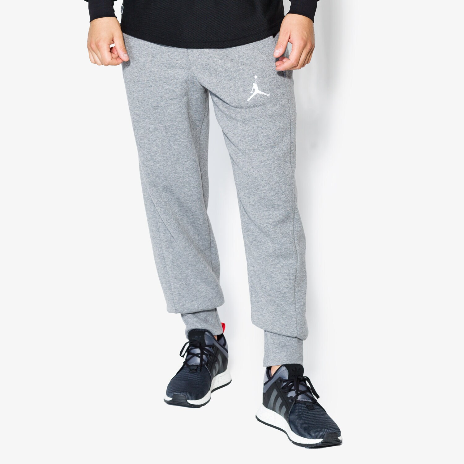 Spodnie sportowe męskie JORDAN SPODNIE FLIGHT FLEECE WC PANT 823071-091 SZARY