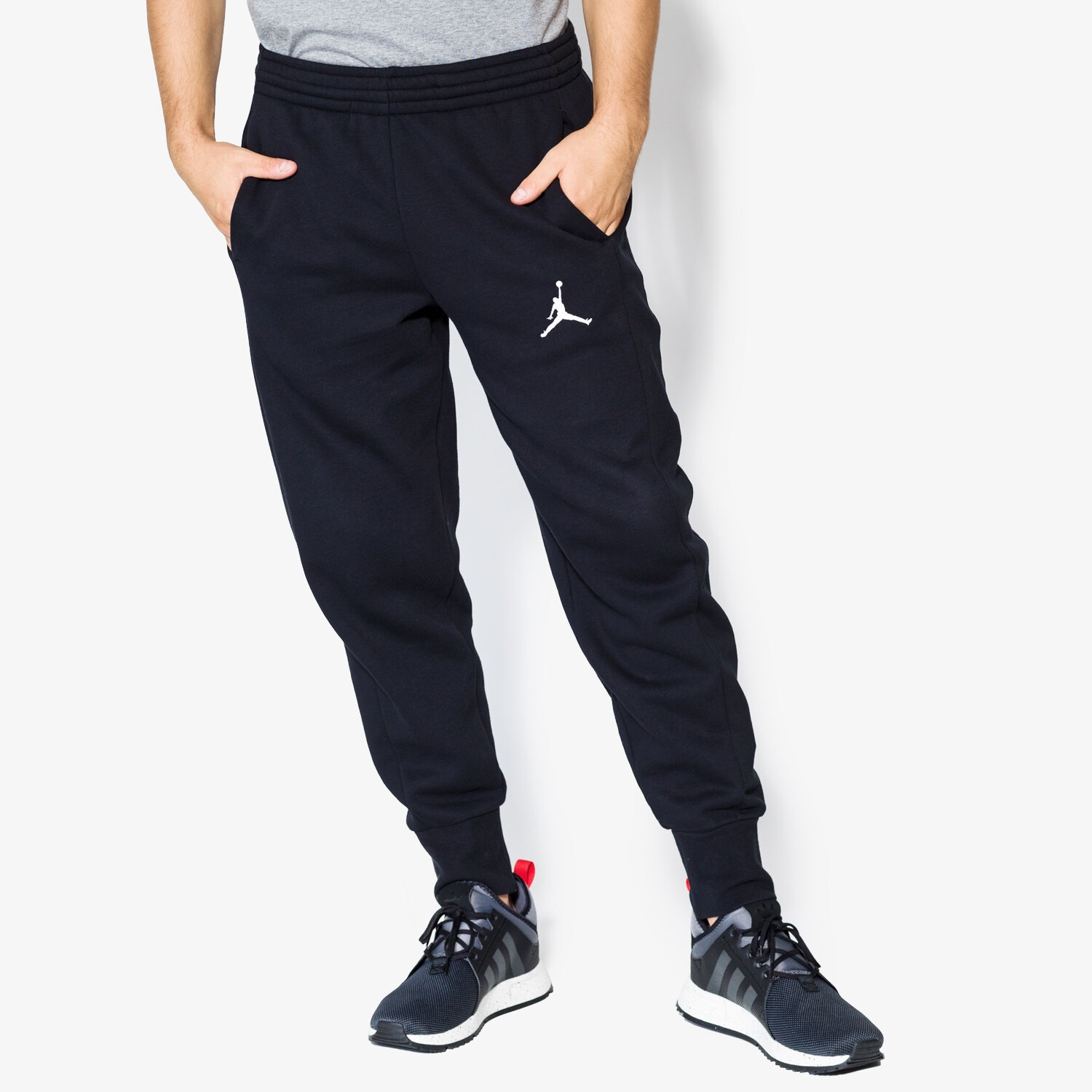 Spodnie sportowe męskie JORDAN SPODNIE FLIGHT FLEECE WC PANT 823071-010 CZARNY