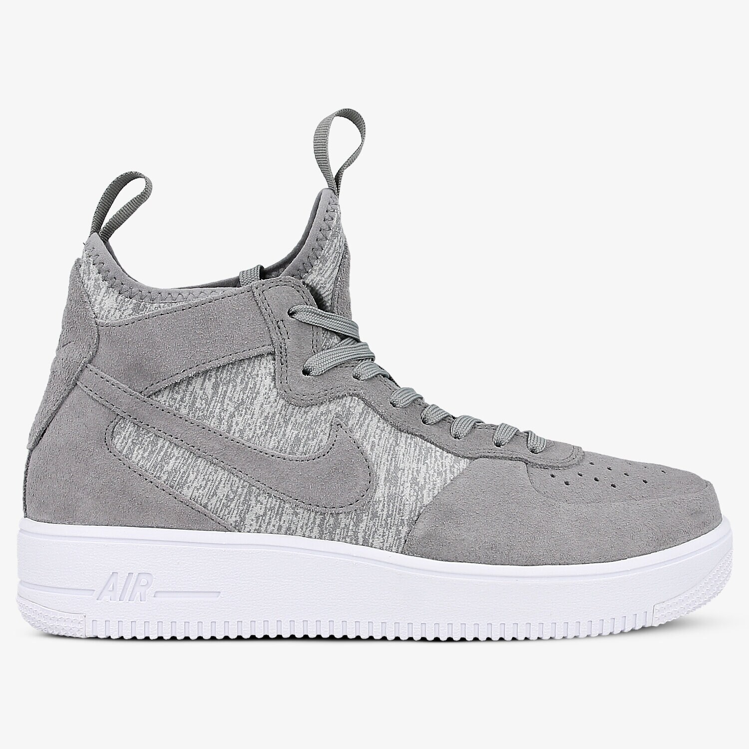 Buty sneakersy męskie NIKE AIR FORCE 1 ULTRAFORCE MD 921126003 SZARY