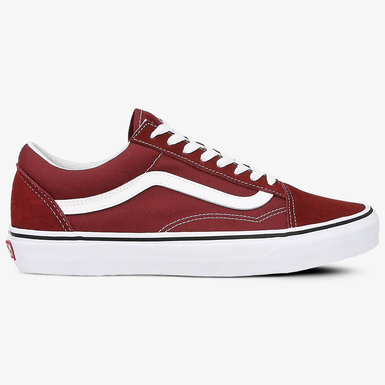 Buty sneakersy męskie VANS UA OLD SKOOL VA38G1OVK BORDOWY