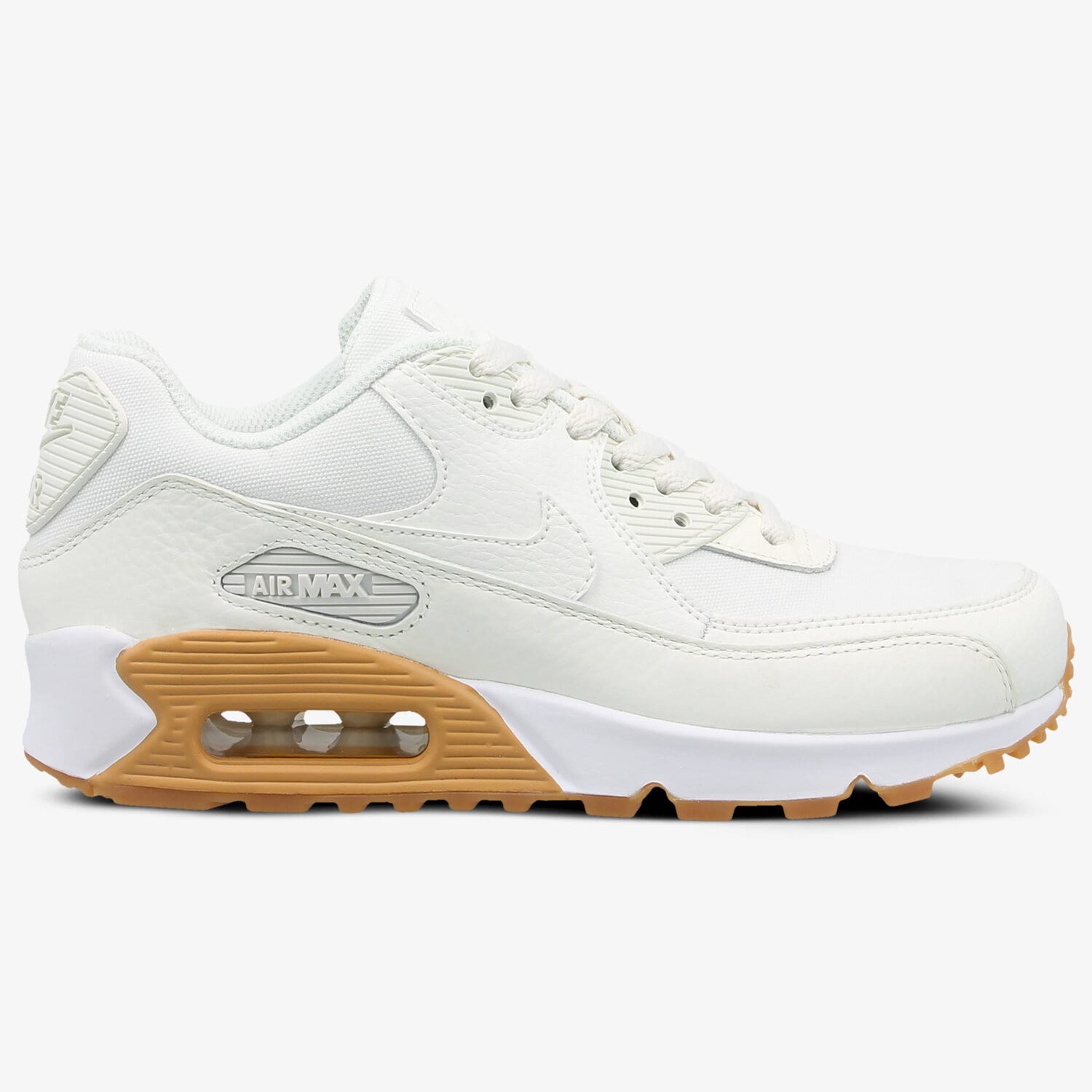 Buty sneakersy damskie NIKE WMNS AIR MAX 90 PRM 896497-100 BEŻOWY