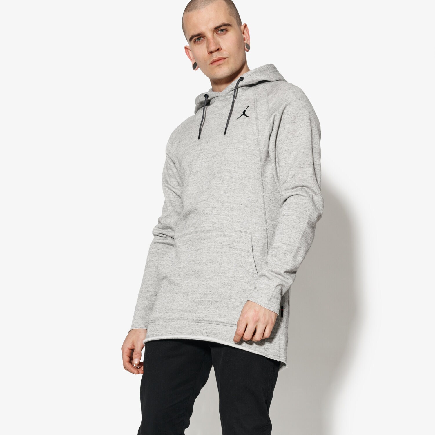 Bluza męska JORDAN BLUZA JSW WINGS LITE PO HOODIE 914480-063 SZARY